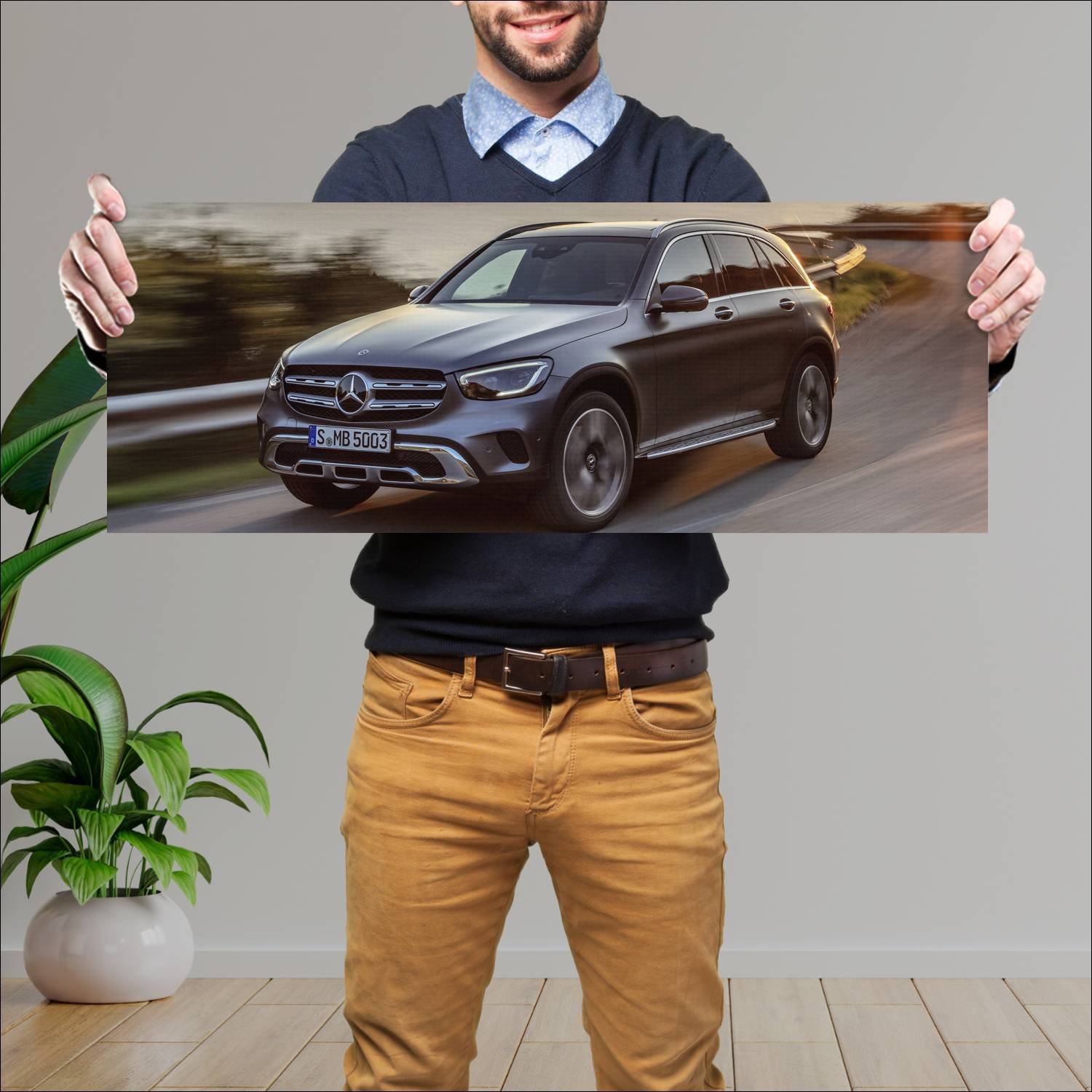 Cuadro grande 30x80cm 2019 mercedes benz glc class 230 Mercedes Benz