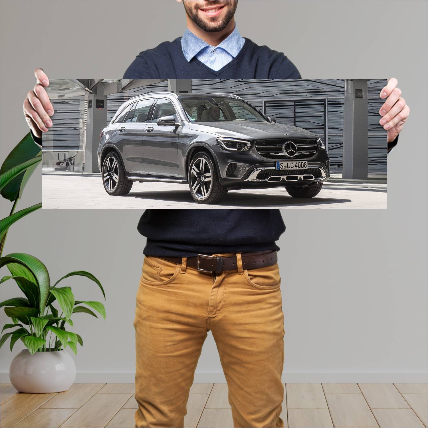 Cuadro grande 30x80cm 2019 mercedes benz glc class 231 Mercedes Benz
