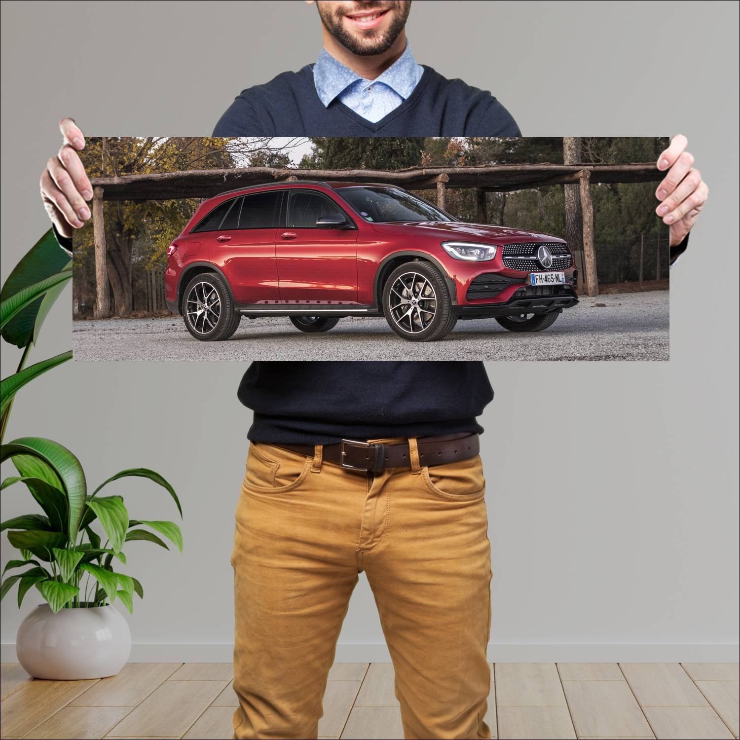 Cuadro grande 30x80cm 2019 mercedes benz glc class 232 Mercedes Benz