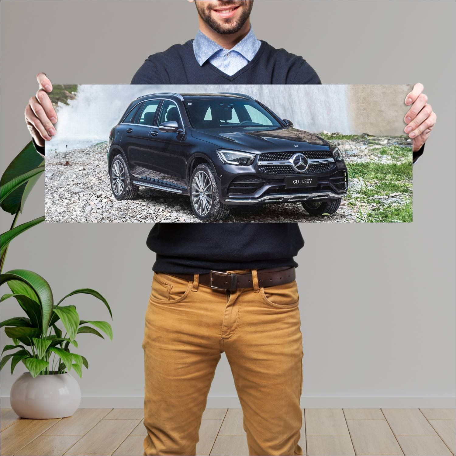 Cuadro grande 30x80cm 2019 mercedes benz glc class 234 Mercedes Benz