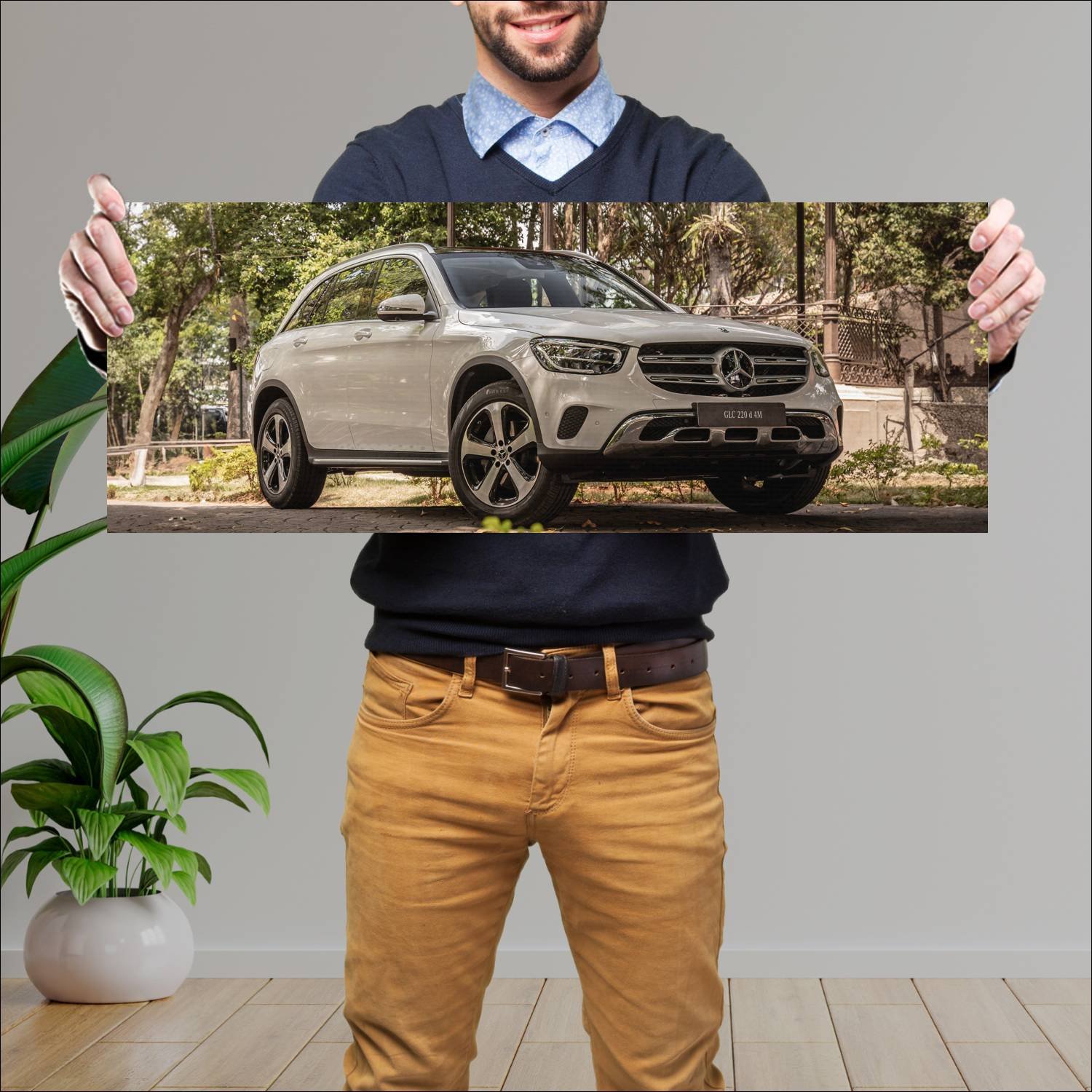 Cuadro grande 30x80cm 2019 mercedes benz glc class 235 Mercedes Benz