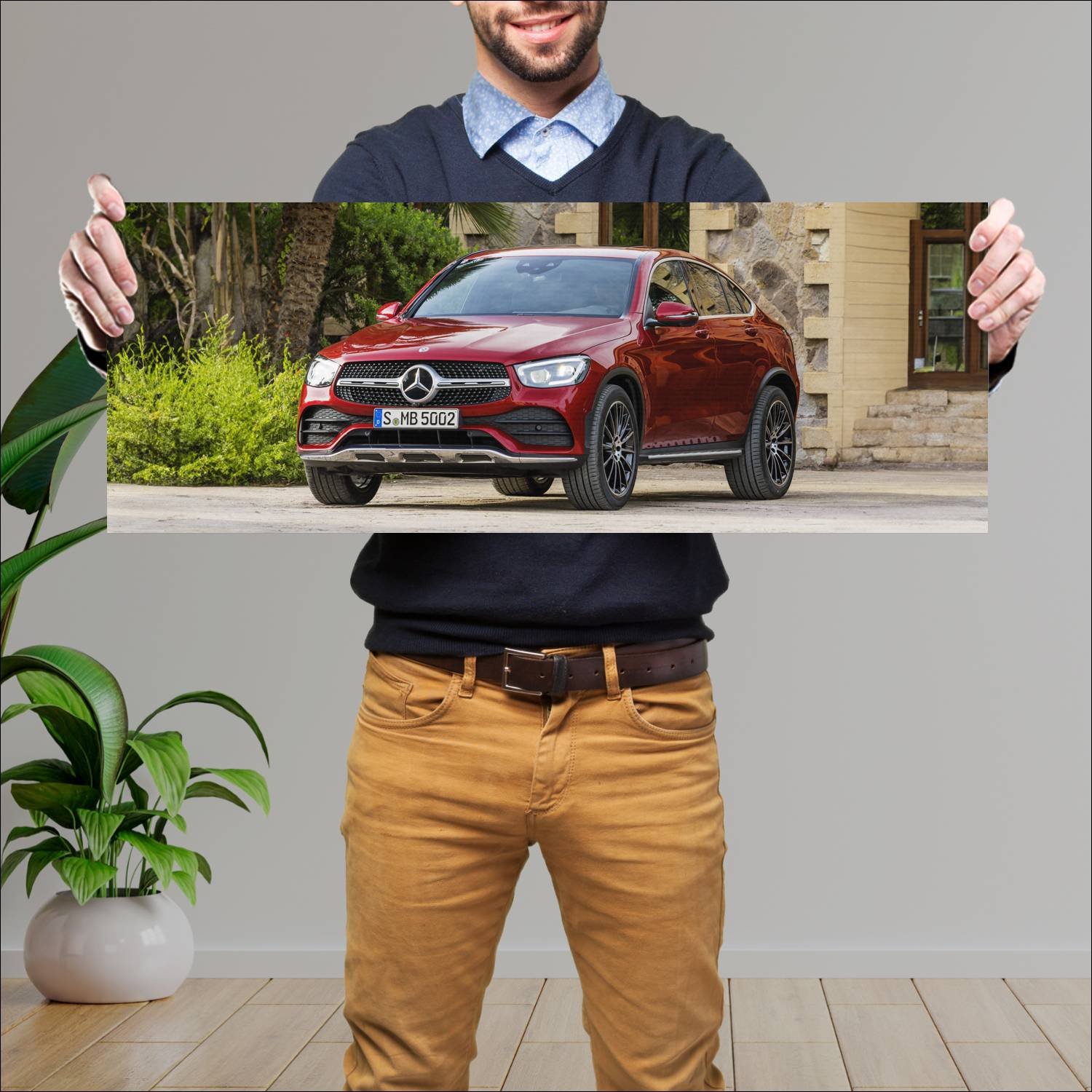 Cuadro grande 30x80cm 2019 mercedes benz glc class 236 Mercedes Benz