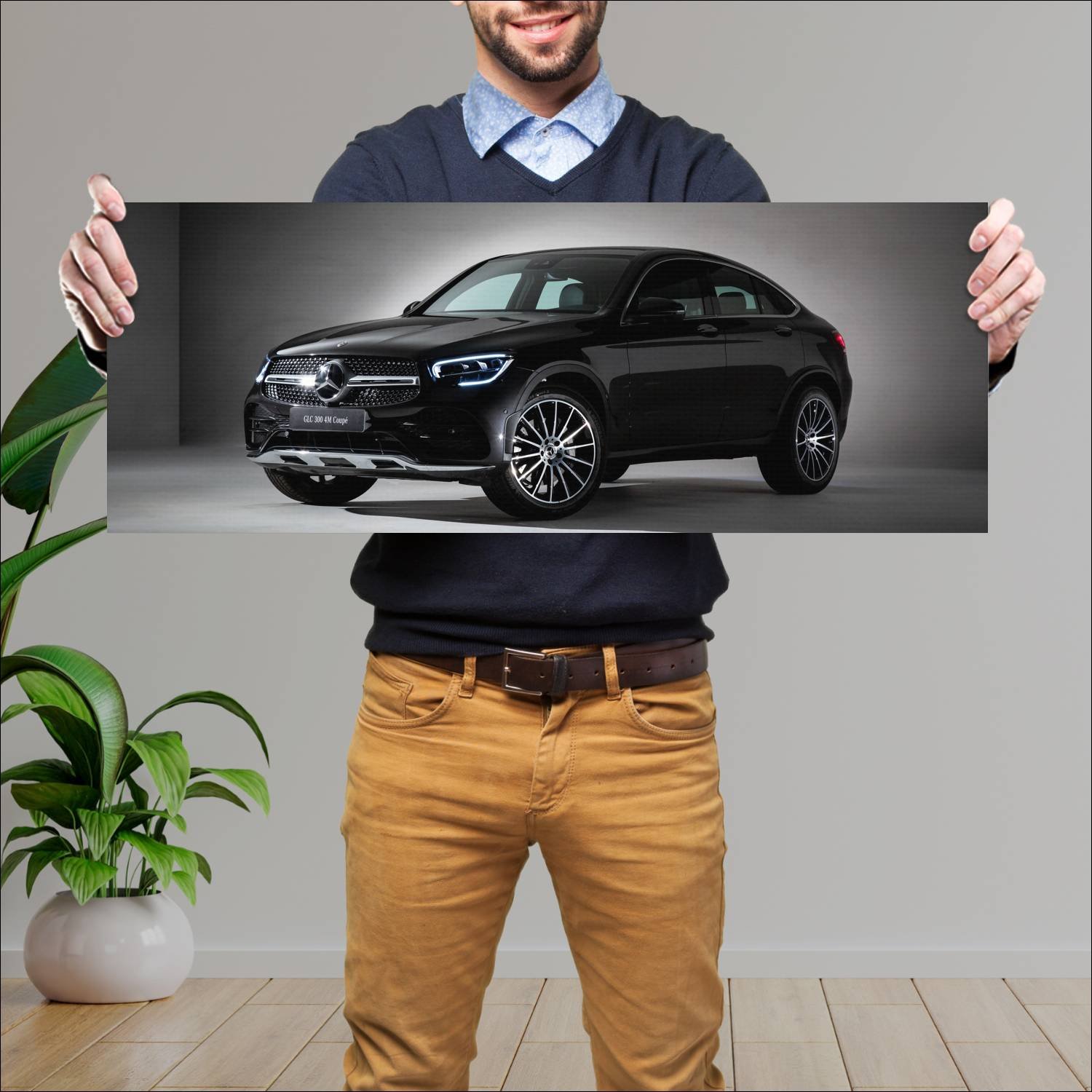 Cuadro grande 30x80cm 2019 mercedes benz glc class 238 Mercedes Benz