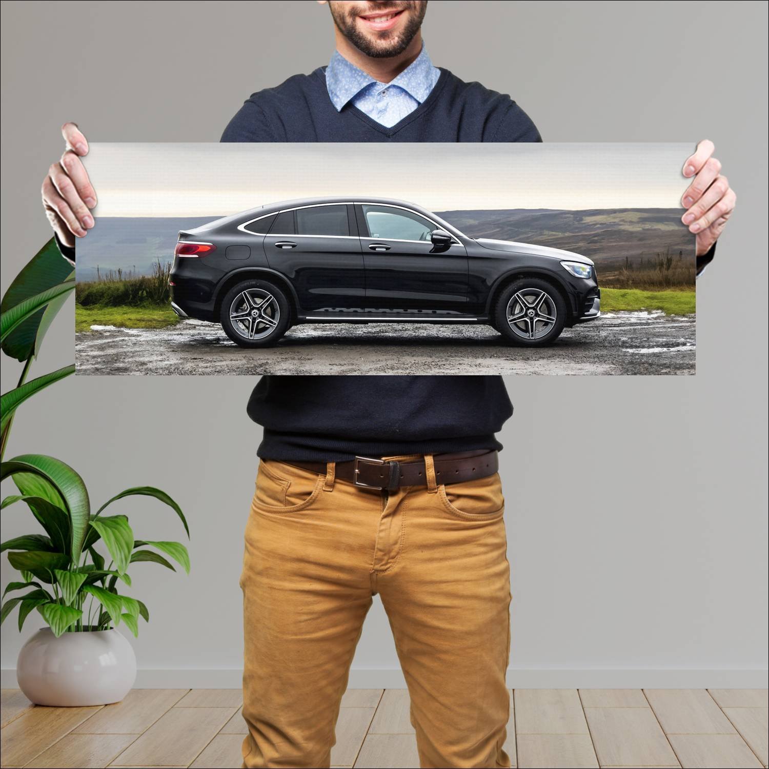 Cuadro grande 30x80cm 2019 mercedes benz glc class 239 Mercedes Benz