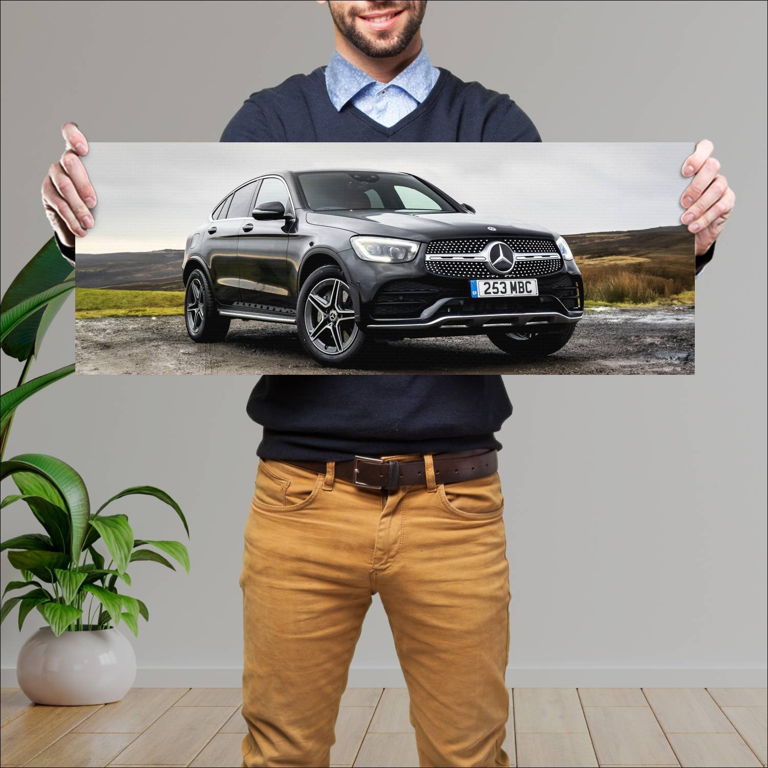 Cuadro grande 30x80cm 2019 mercedes benz glc class 240 Mercedes Benz