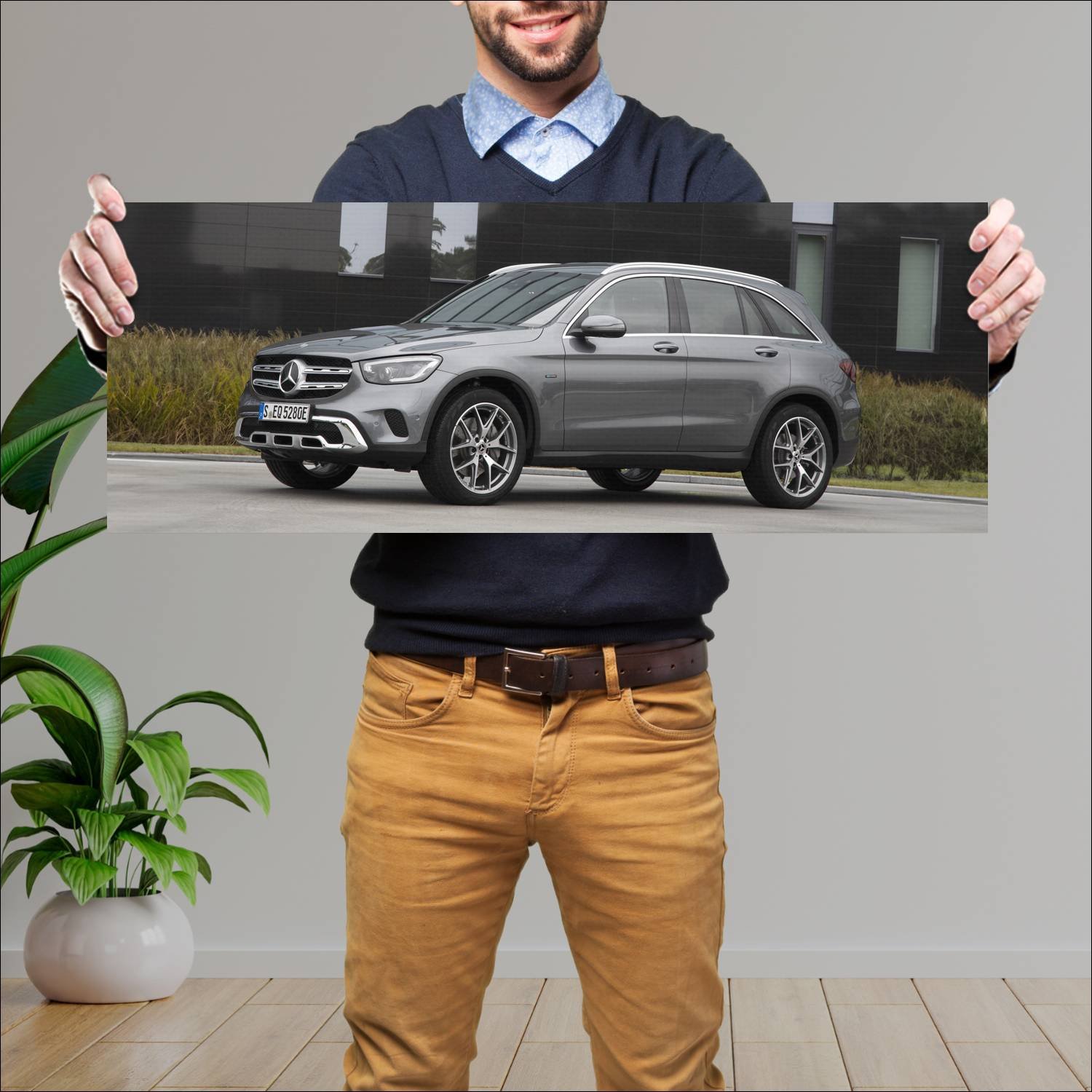 Cuadro grande 30x80cm 2019 mercedes benz glc class 241 Mercedes Benz