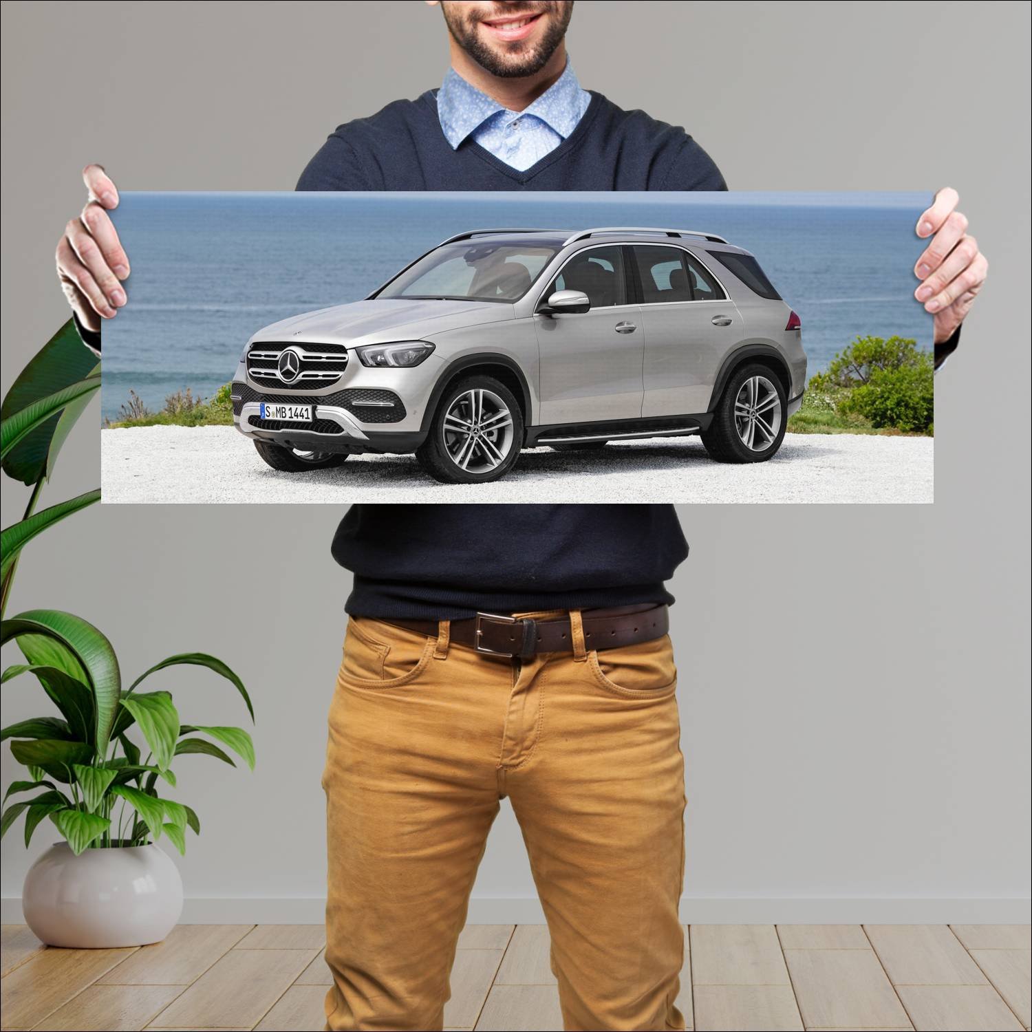 Cuadro grande 30x80cm 2019 mercedes benz gle class 245 Mercedes Benz