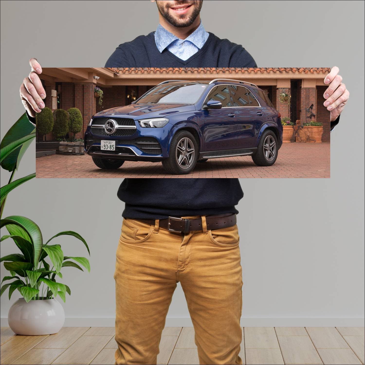 Cuadro grande 30x80cm 2019 mercedes benz gle class 249 Mercedes Benz