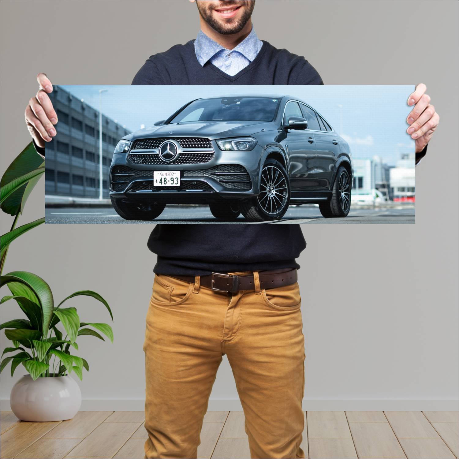 Cuadro grande 30x80cm 2019 mercedes benz gle class 252 Mercedes Benz