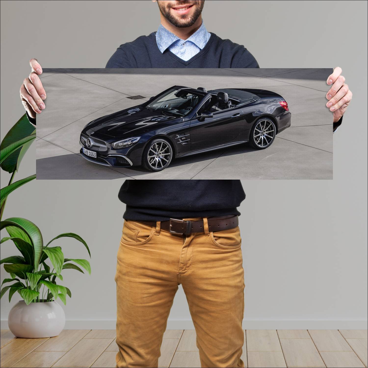 Cuadro grande 30x80cm 2019 mercedes benz sl class 262 Mercedes Benz