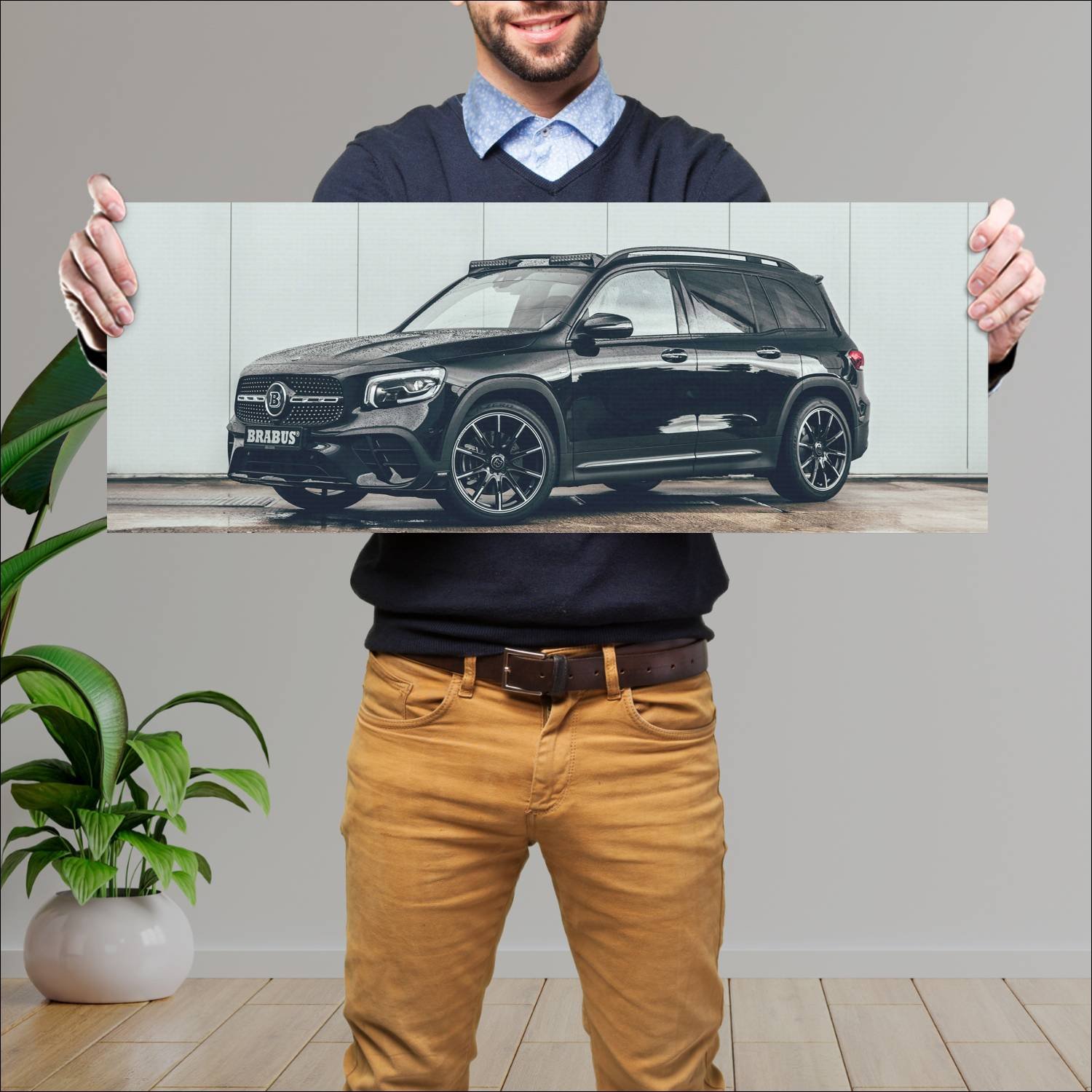 Cuadro grande 30x80cm 2020 brabus b25 based on glb 284 Mercedes Benz