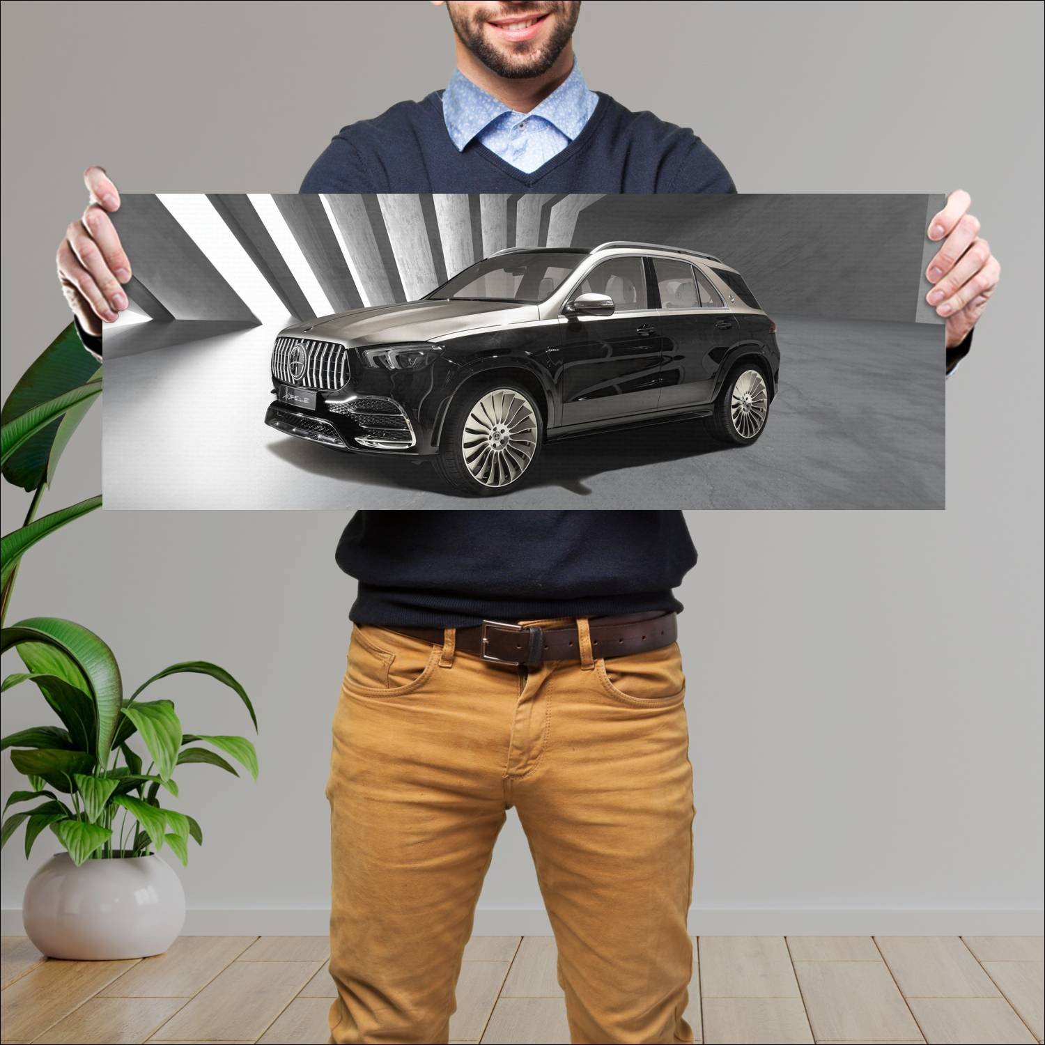 Cuadro grande 30x80cm 2020 hofele ultimate hgle 11 293 Mercedes Benz