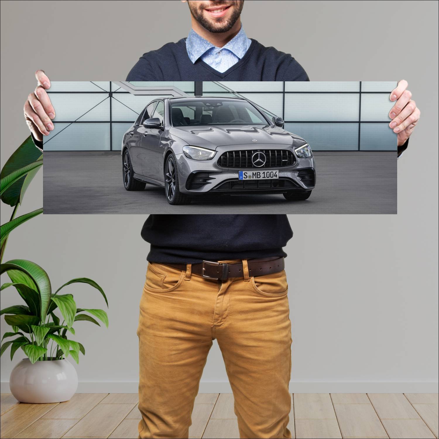Cuadro grande 30x80cm 2020 mercedes amg e 53 auto 312 Mercedes Benz