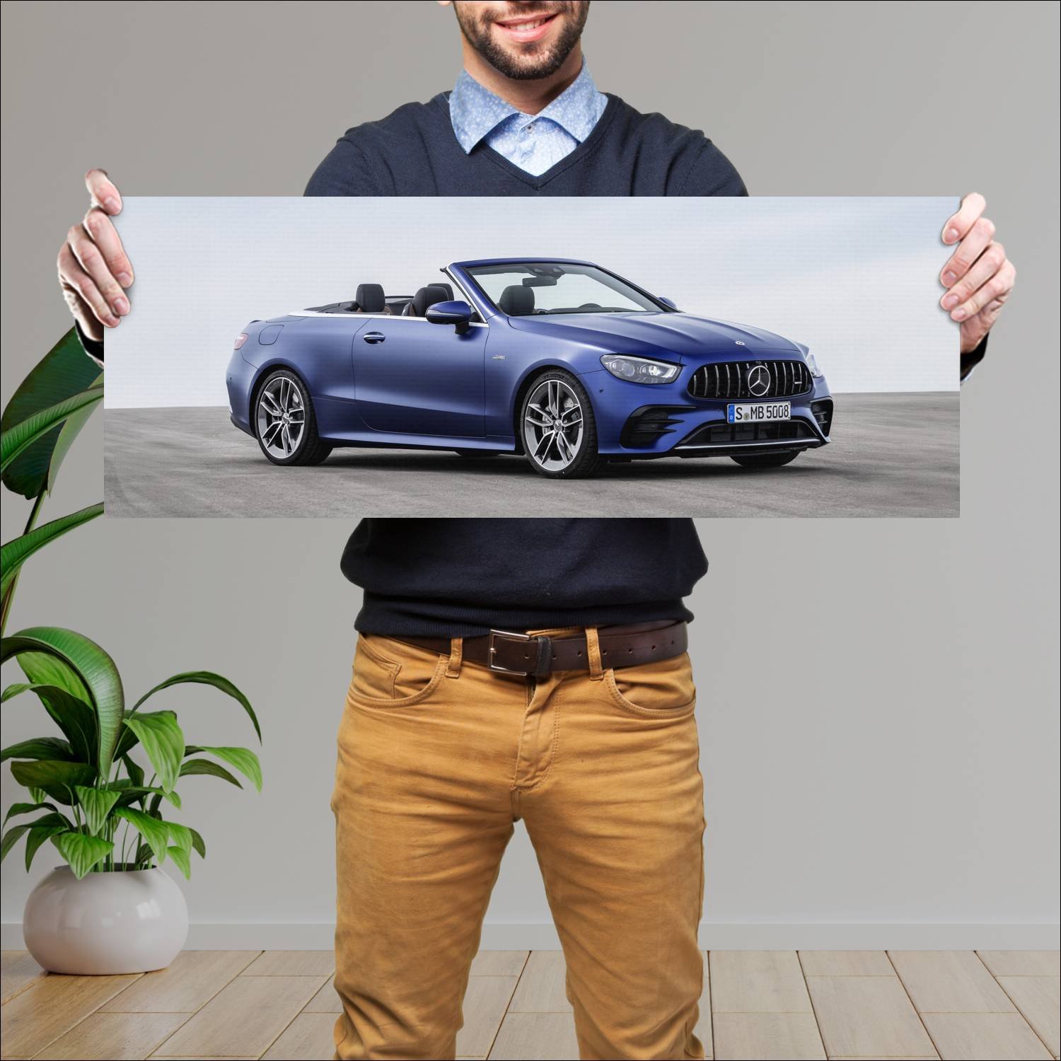 Cuadro grande 30x80cm 2020 mercedes amg e 53 cabri 313 Mercedes Benz