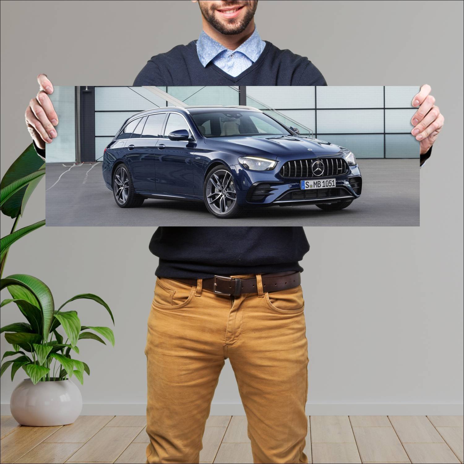 Cuadro grande 30x80cm 2020 mercedes amg e 53 estat 315 Mercedes Benz