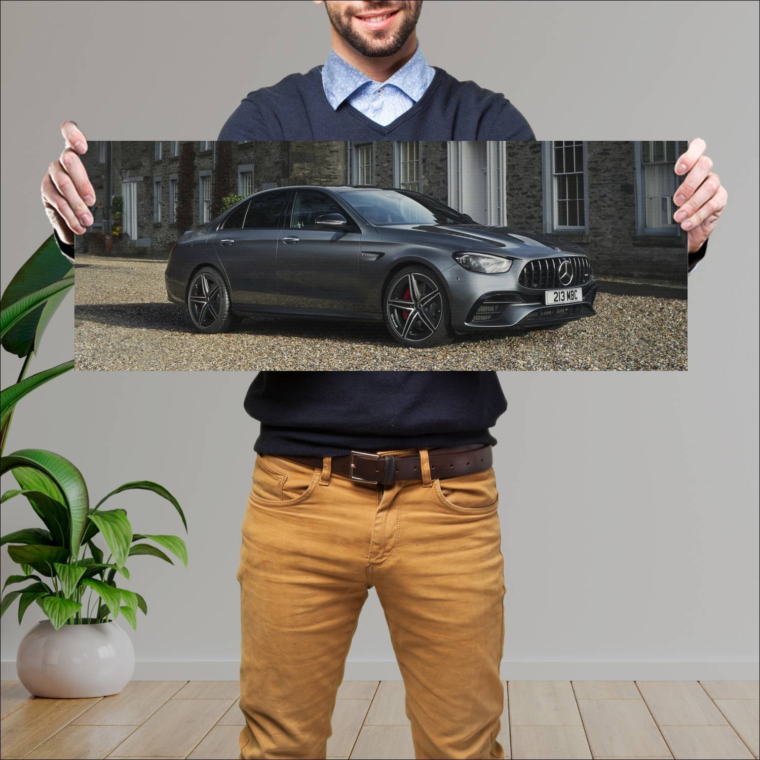 Cuadro grande 30x80cm 2020 mercedes amg e 63 s uk 320 Mercedes Benz