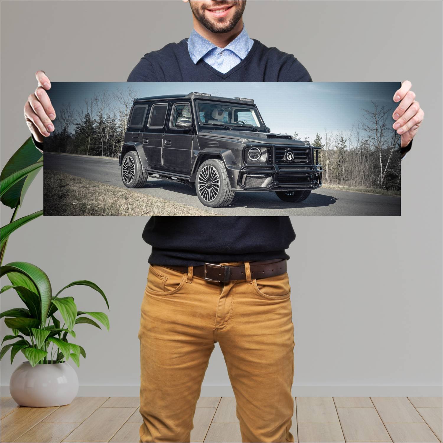 Cuadro grande 30x80cm 2020 mercedes amg g 63 armor 322 Mercedes Benz