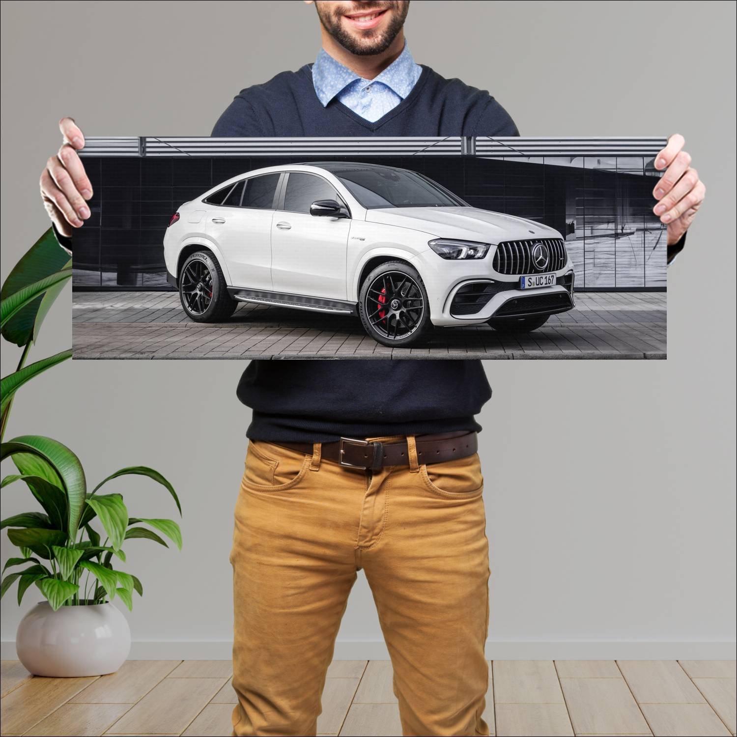 Cuadro grande 30x80cm 2020 mercedes amg gle 63 s c 347 Mercedes Benz