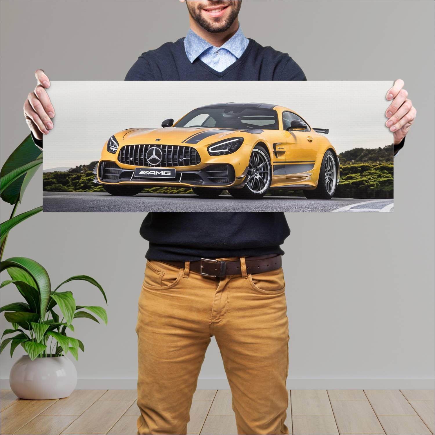 Cuadro grande 30x80cm 2020 mercedes amg gt r pro a 359 Mercedes Benz