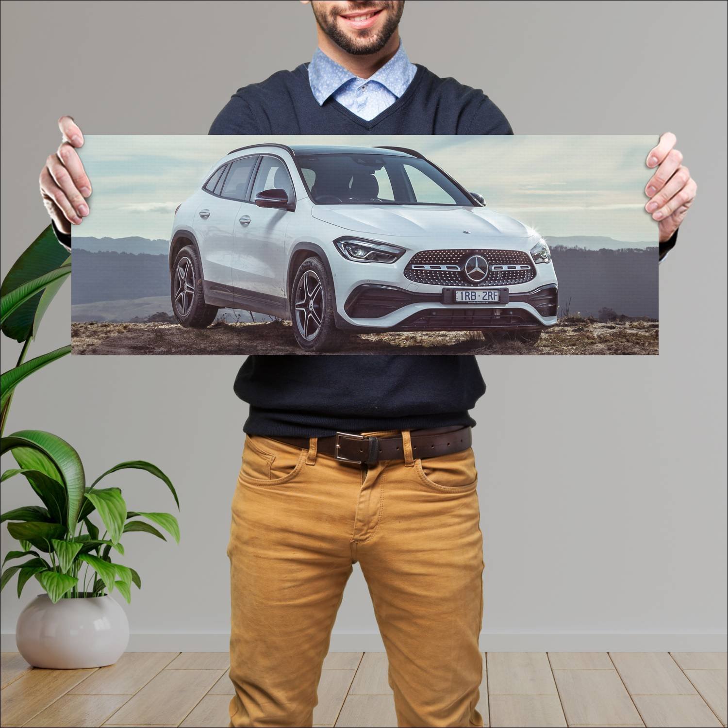 Cuadro grande 30x80cm 2020 mercedes benz gla class 403 Mercedes Benz