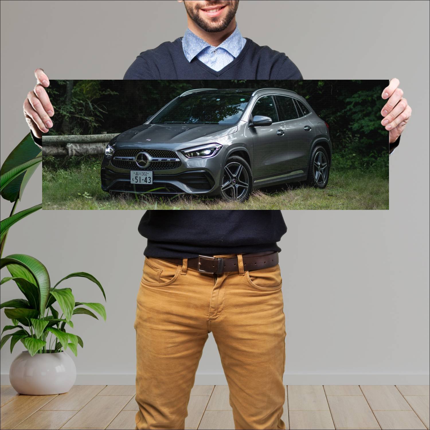 Cuadro grande 30x80cm 2020 mercedes benz gla class 404 Mercedes Benz