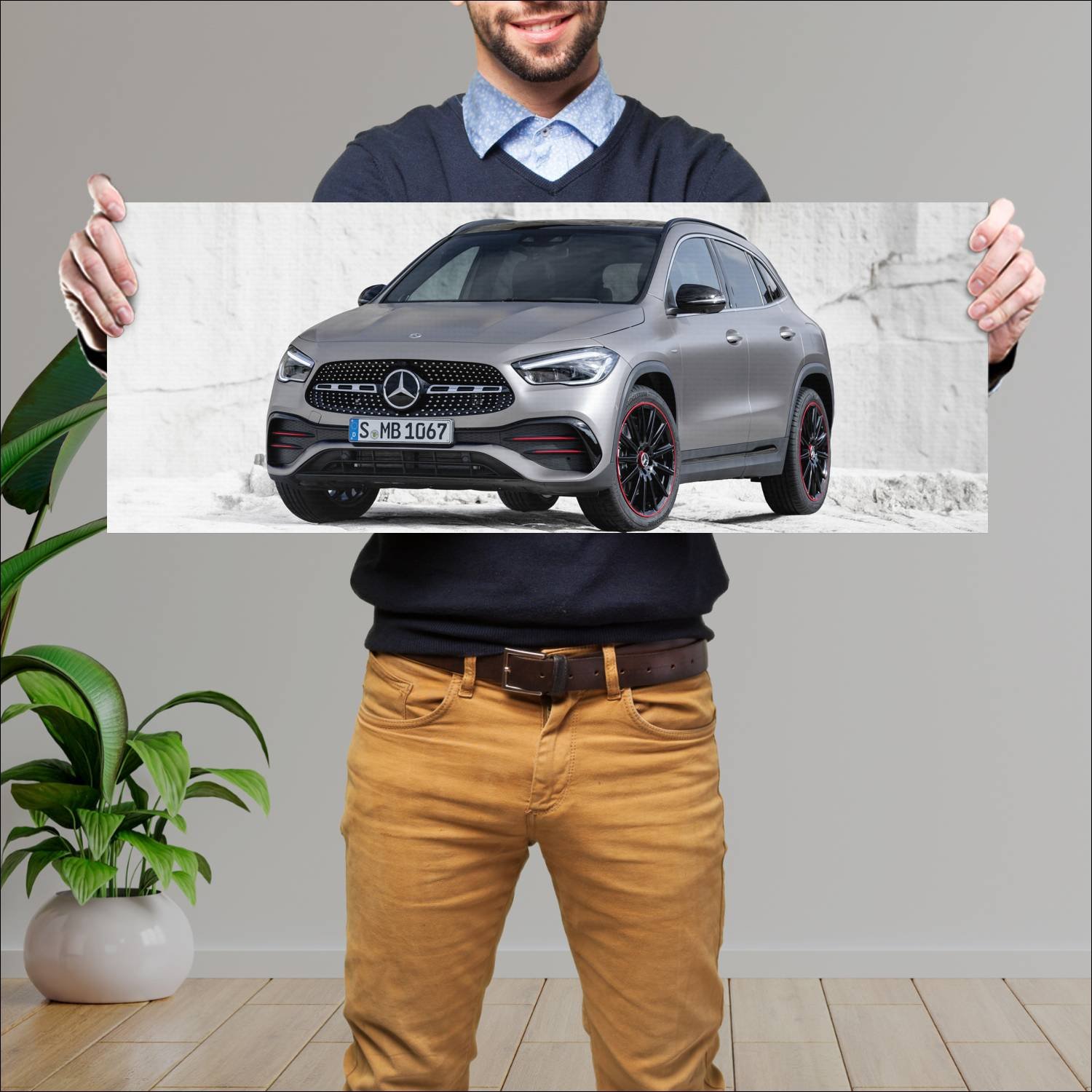 Cuadro grande 30x80cm 2020 mercedes benz gla class 407 Mercedes Benz