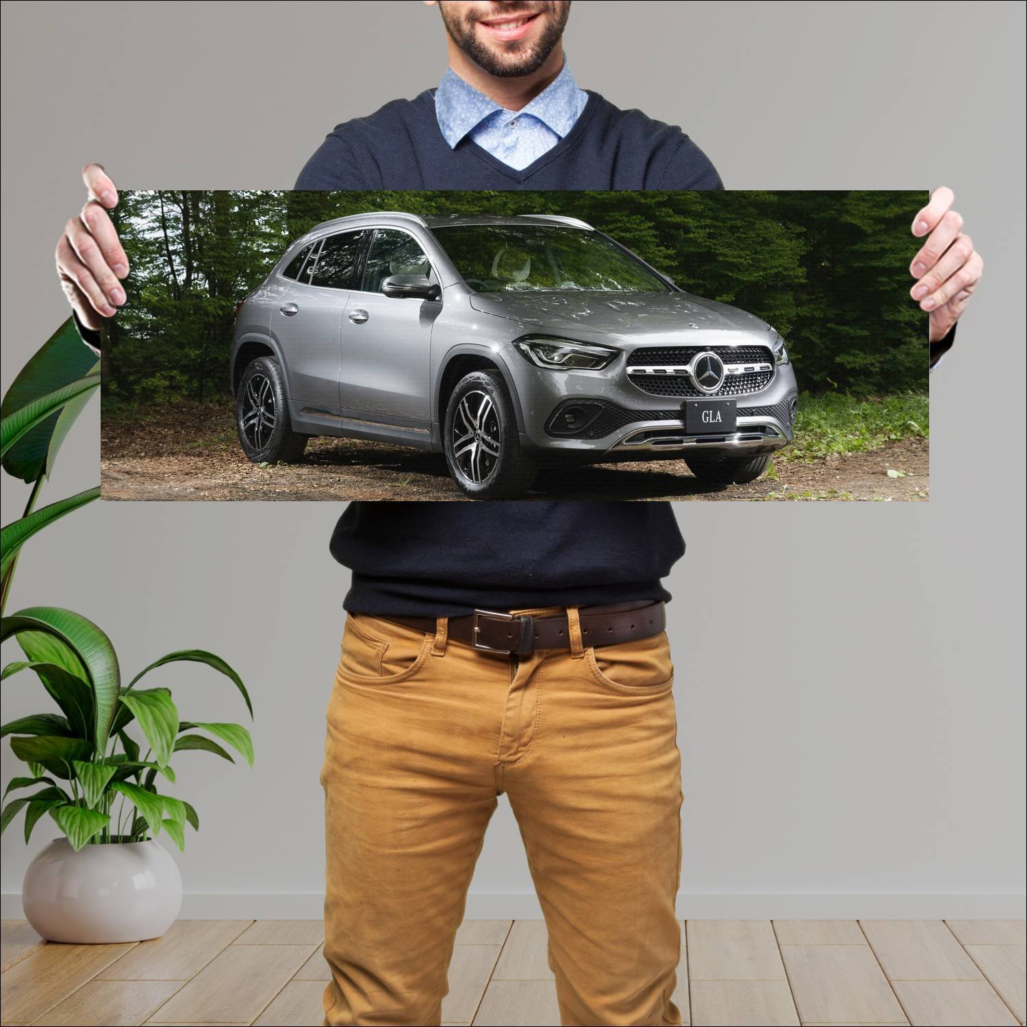 Cuadro grande 30x80cm 2020 mercedes benz gla class 408 Mercedes Benz