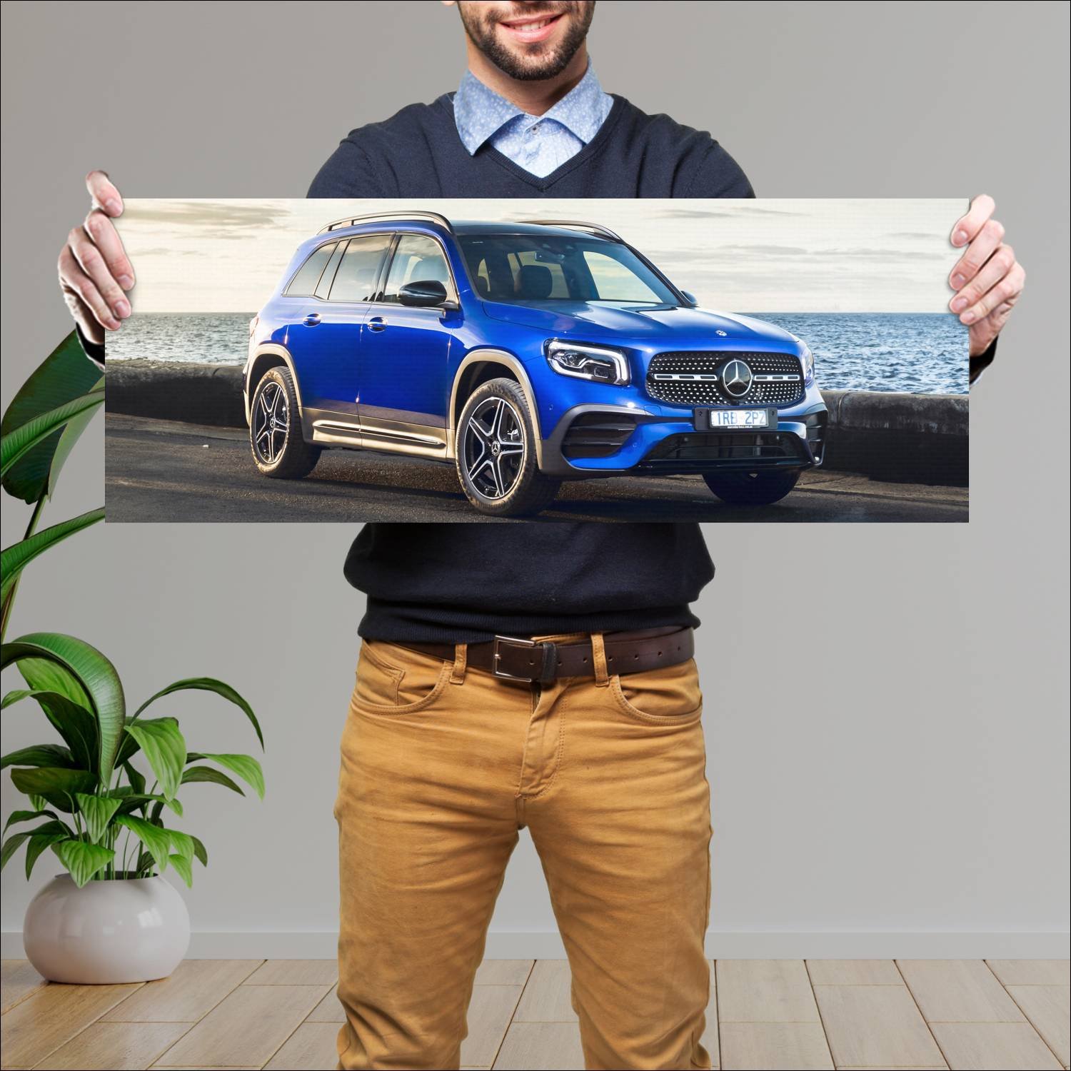 Cuadro grande 30x80cm 2020 mercedes benz glb class 410 Mercedes Benz