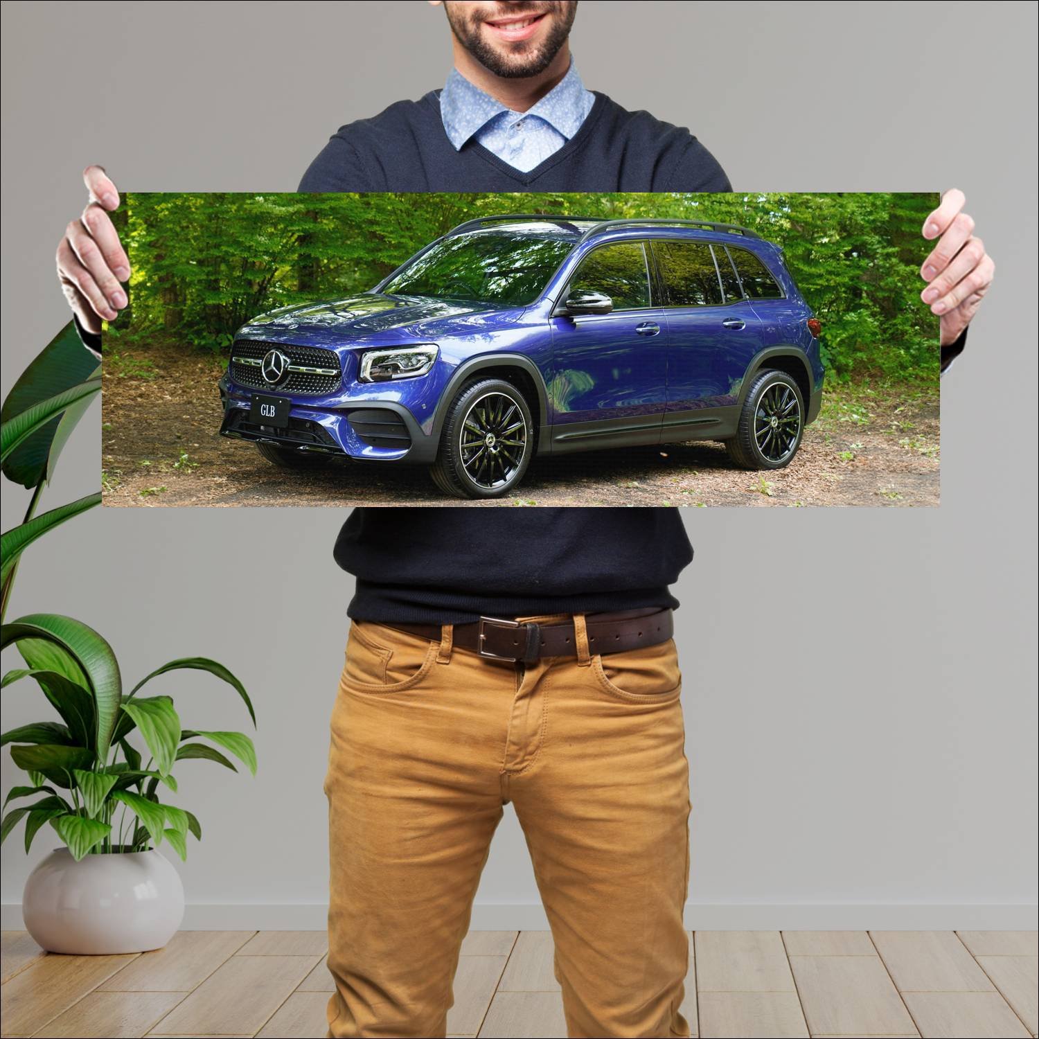 Cuadro grande 30x80cm 2020 mercedes benz glb class 411 Mercedes Benz