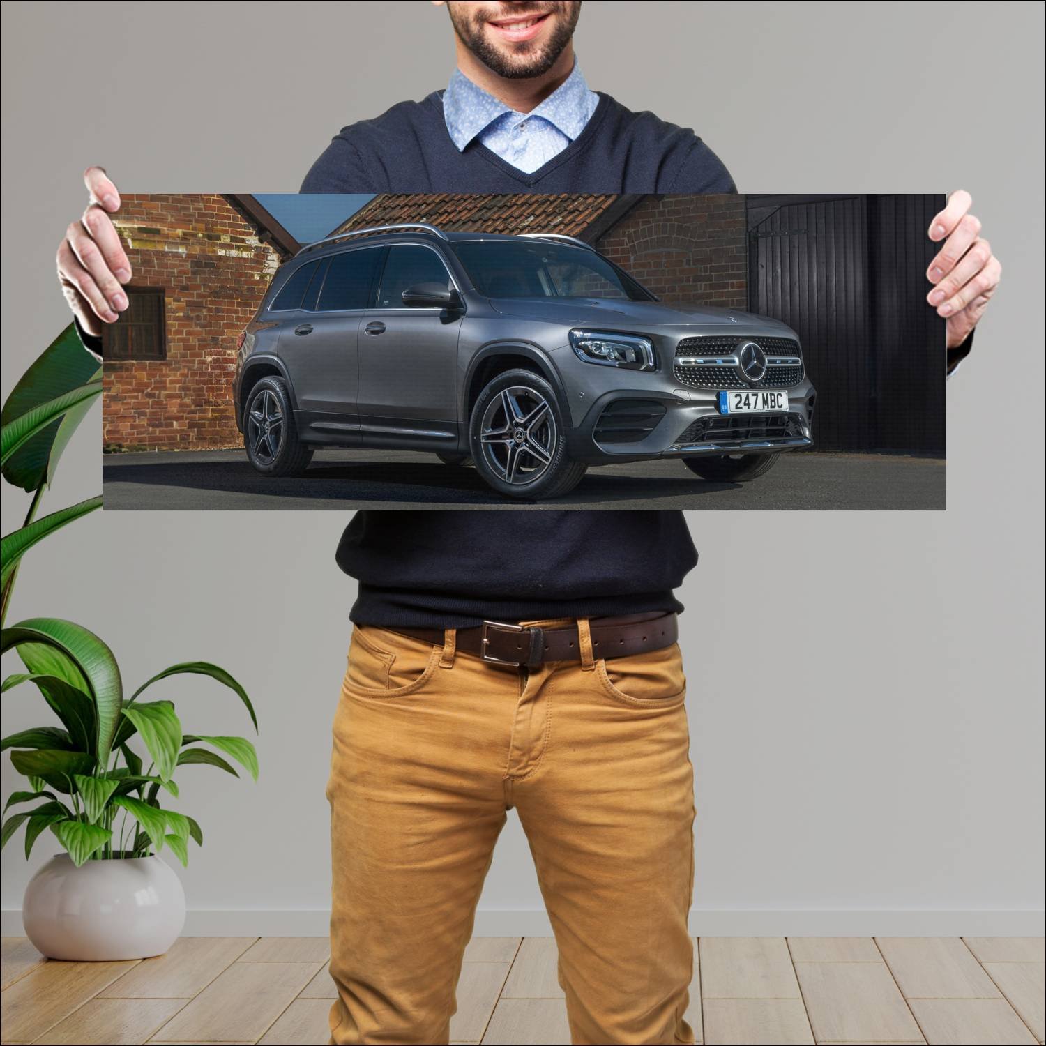 Cuadro grande 30x80cm 2020 mercedes benz glb class 412 Mercedes Benz