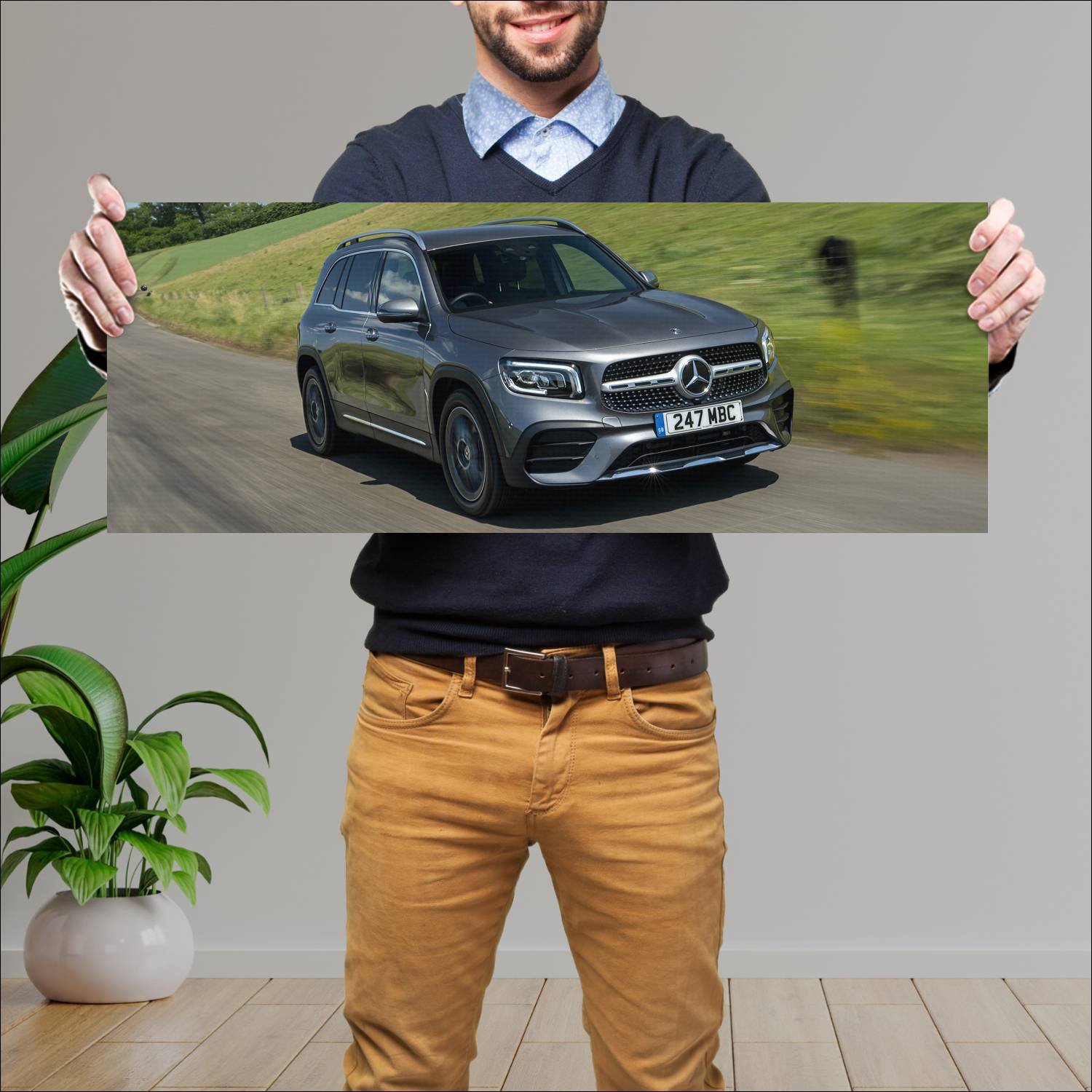 Cuadro grande 30x80cm 2020 mercedes benz glb class 413 Mercedes Benz