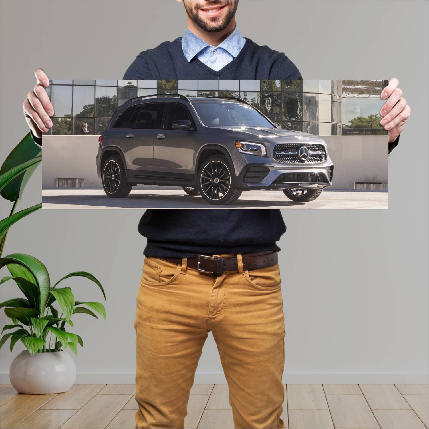 Cuadro grande 30x80cm 2020 mercedes benz glb class 414 Mercedes Benz