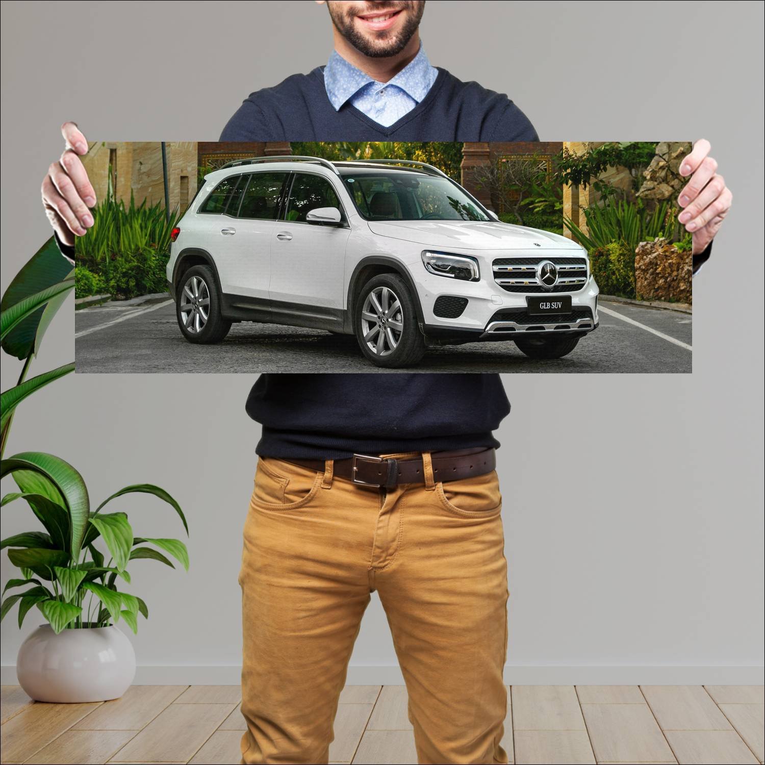 Cuadro grande 30x80cm 2020 mercedes benz glb class 415 Mercedes Benz