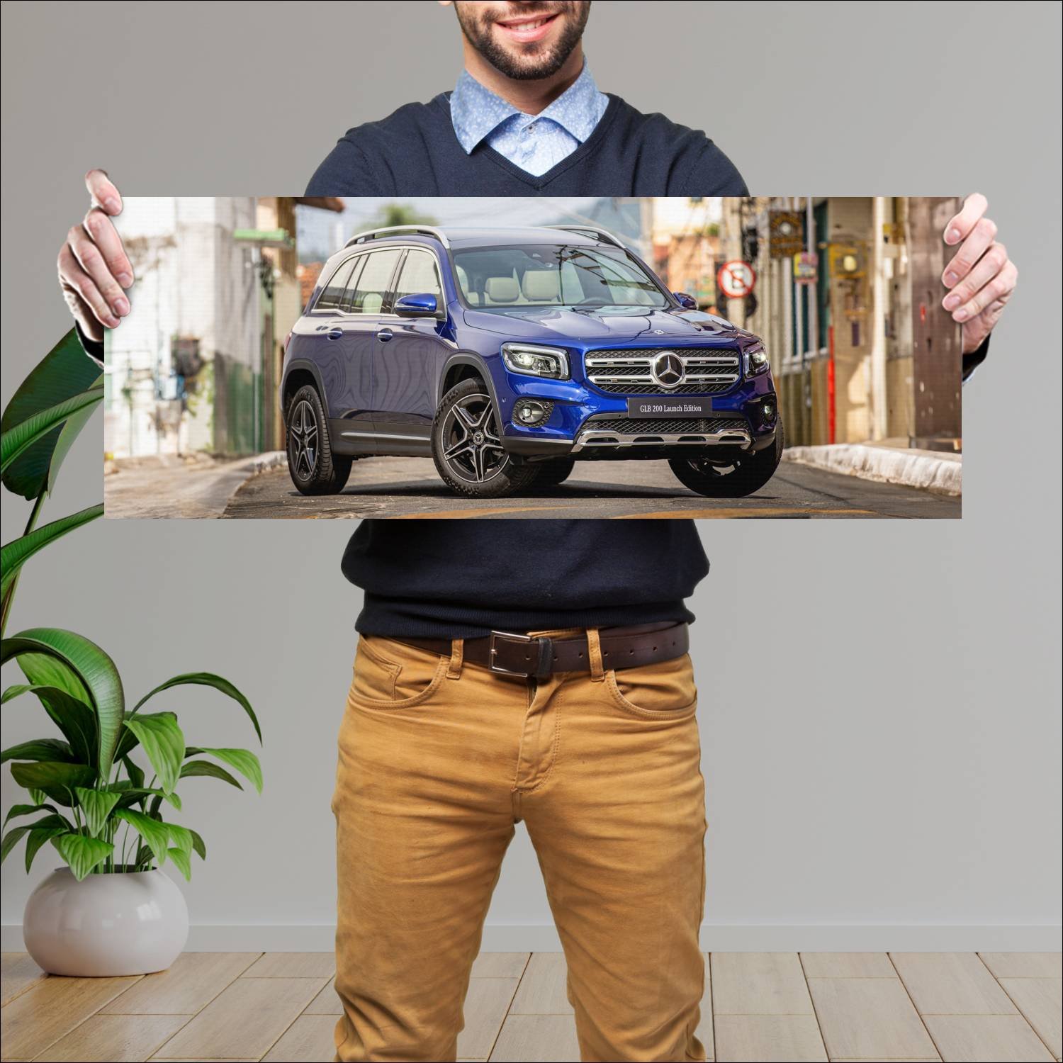 Cuadro grande 30x80cm 2020 mercedes benz glb class 416 Mercedes Benz