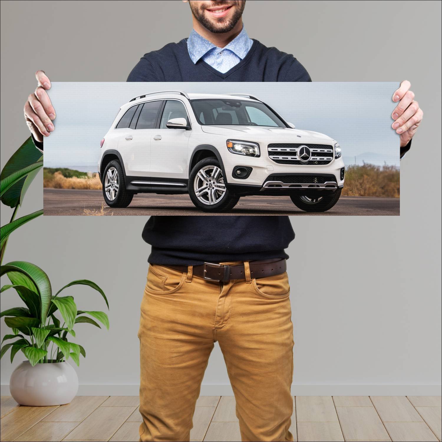 Cuadro grande 30x80cm 2020 mercedes benz glb class 417 Mercedes Benz