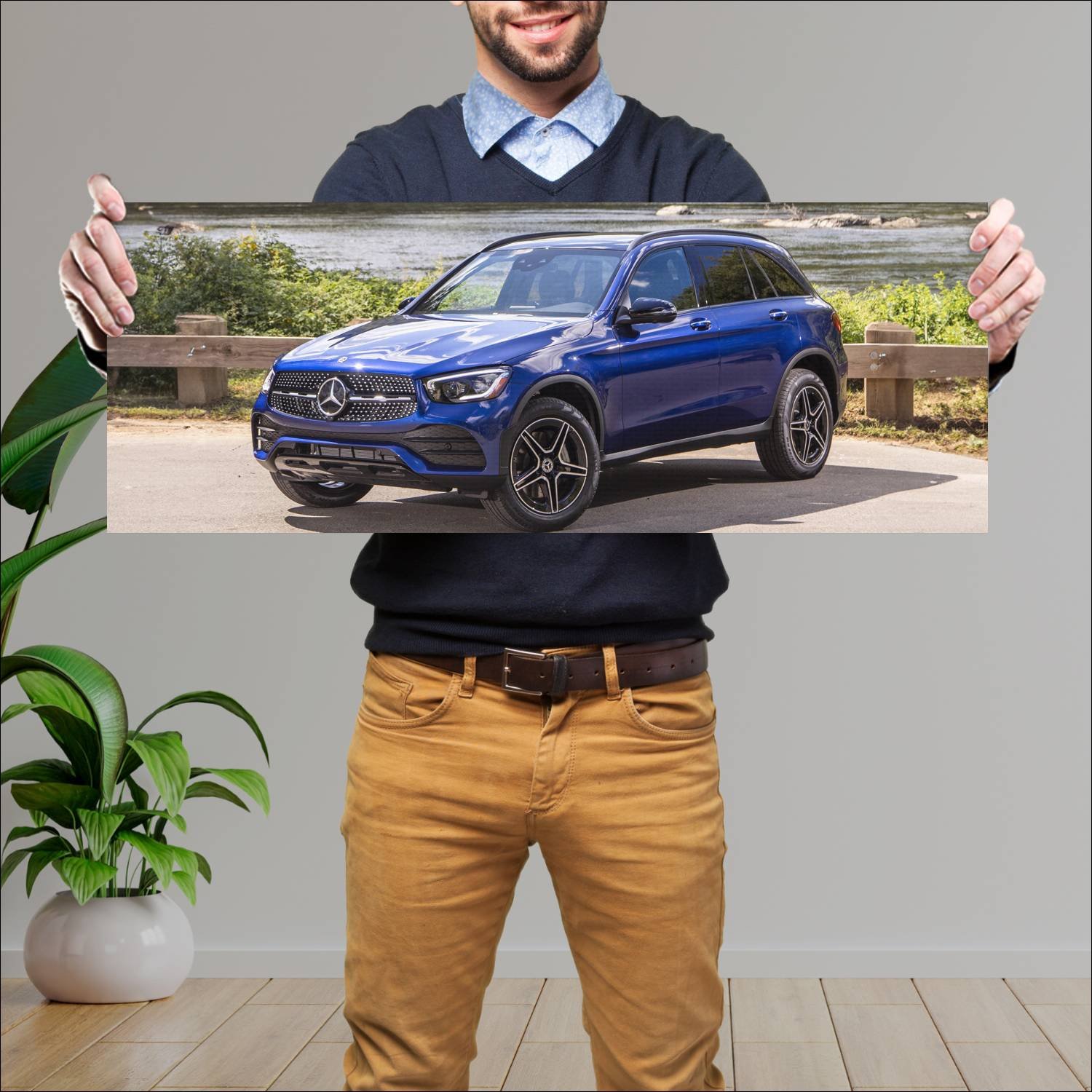 Cuadro grande 30x80cm 2020 mercedes benz glc class 418 Mercedes Benz