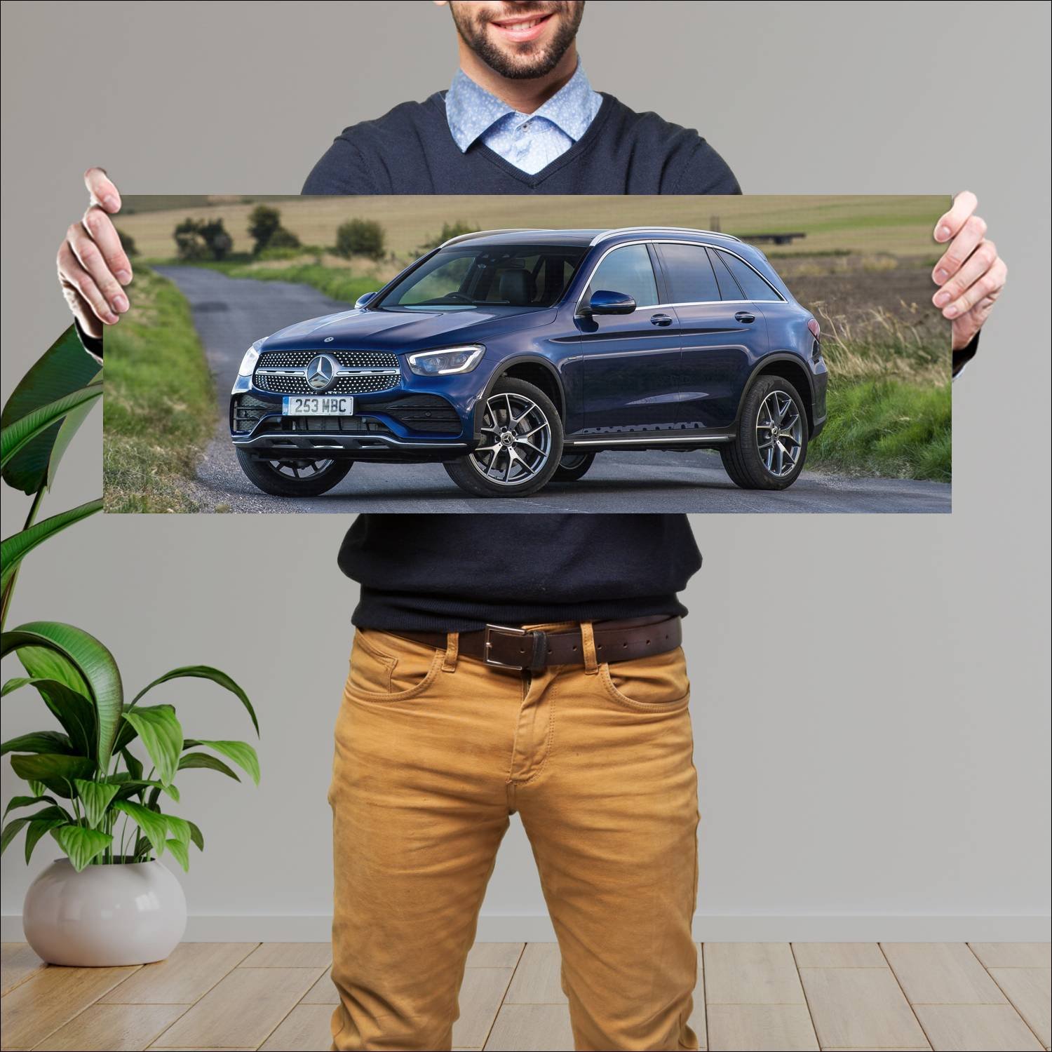 Cuadro grande 30x80cm 2020 mercedes benz glc class 420 Mercedes Benz