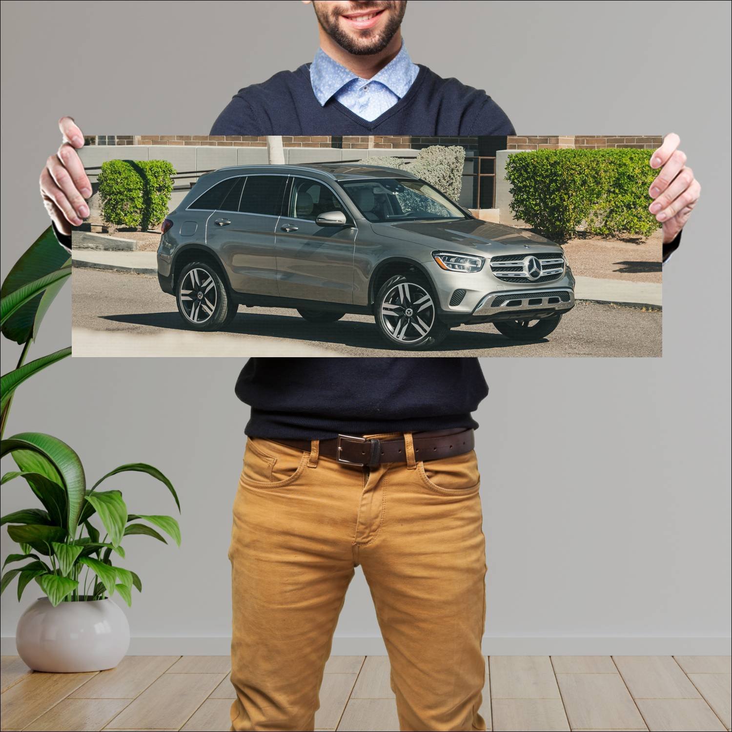 Cuadro grande 30x80cm 2020 mercedes benz glc class 421 Mercedes Benz