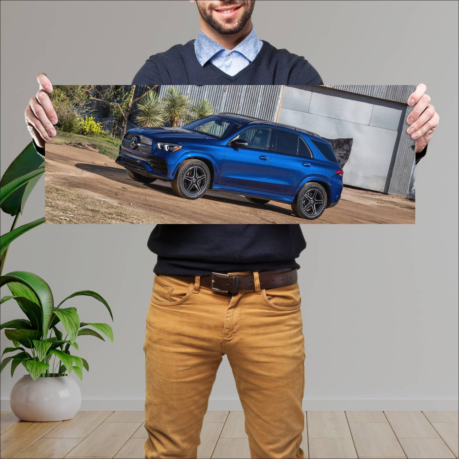 Cuadro grande 30x80cm 2020 mercedes benz gle class 423 Mercedes Benz