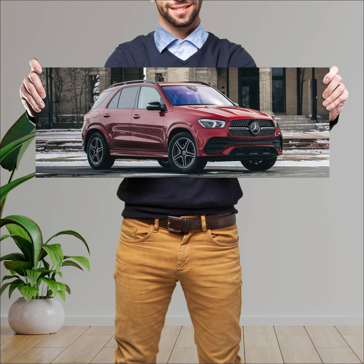 Cuadro grande 30x80cm 2020 mercedes benz gle class 424 Mercedes Benz
