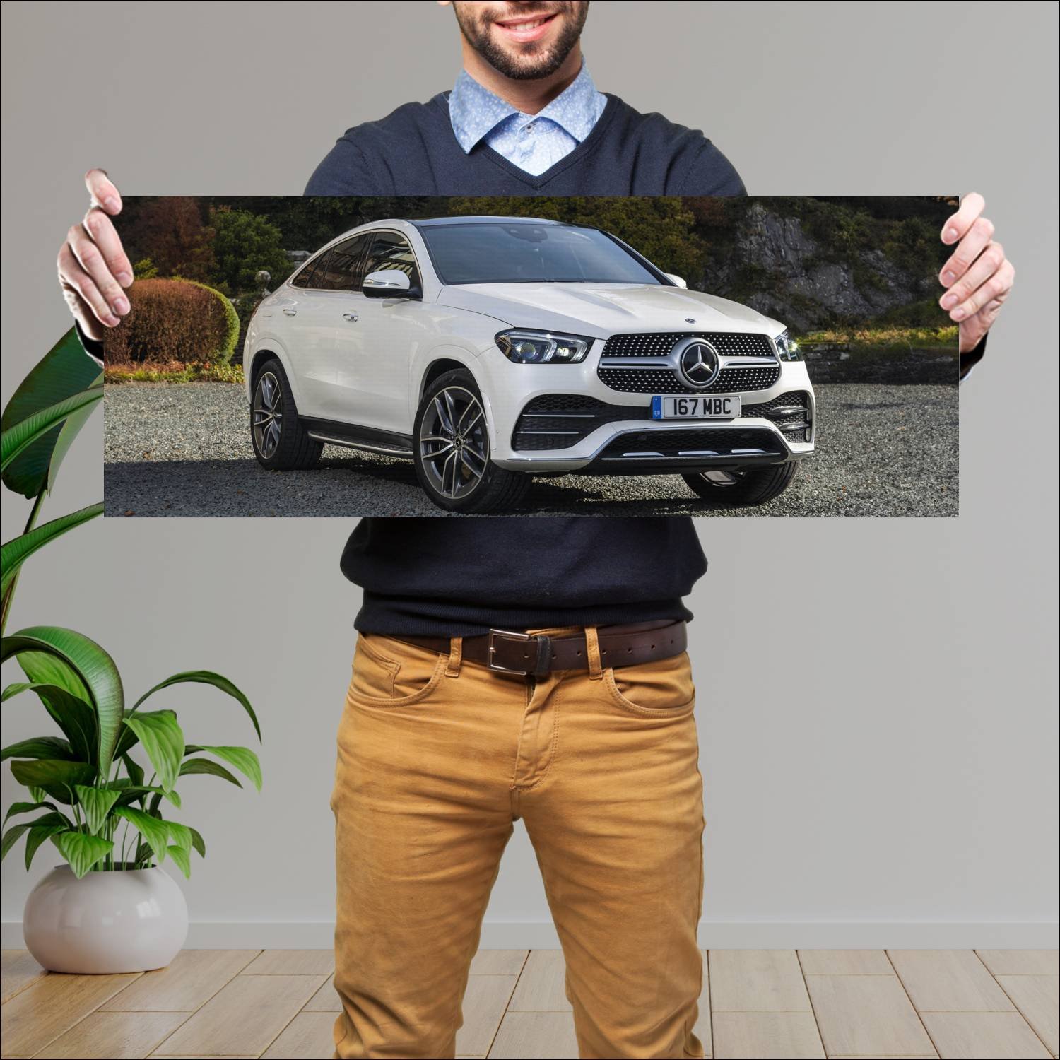 Cuadro grande 30x80cm 2020 mercedes benz gle class 425 Mercedes Benz