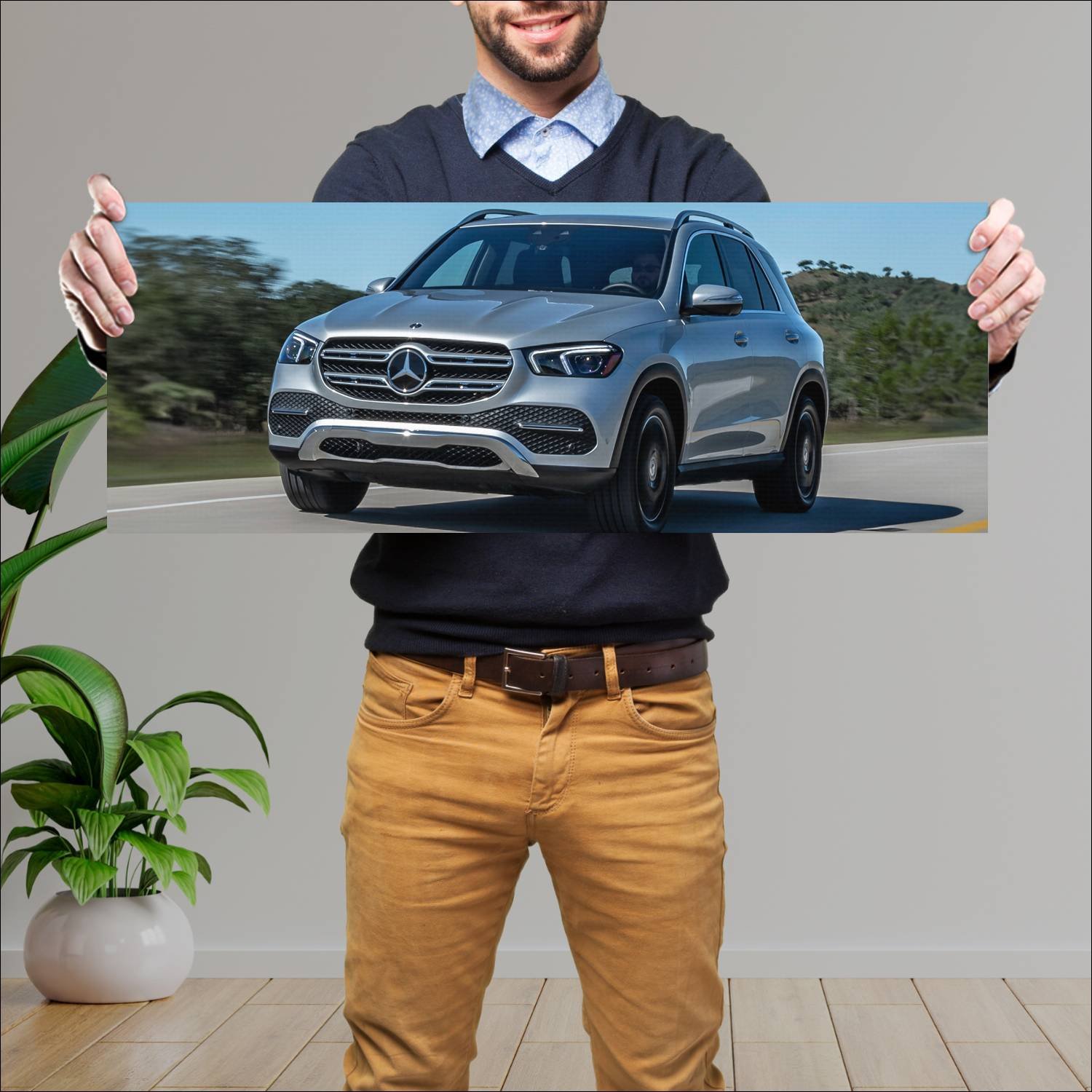 Cuadro grande 30x80cm 2020 mercedes benz gle class 427 Mercedes Benz