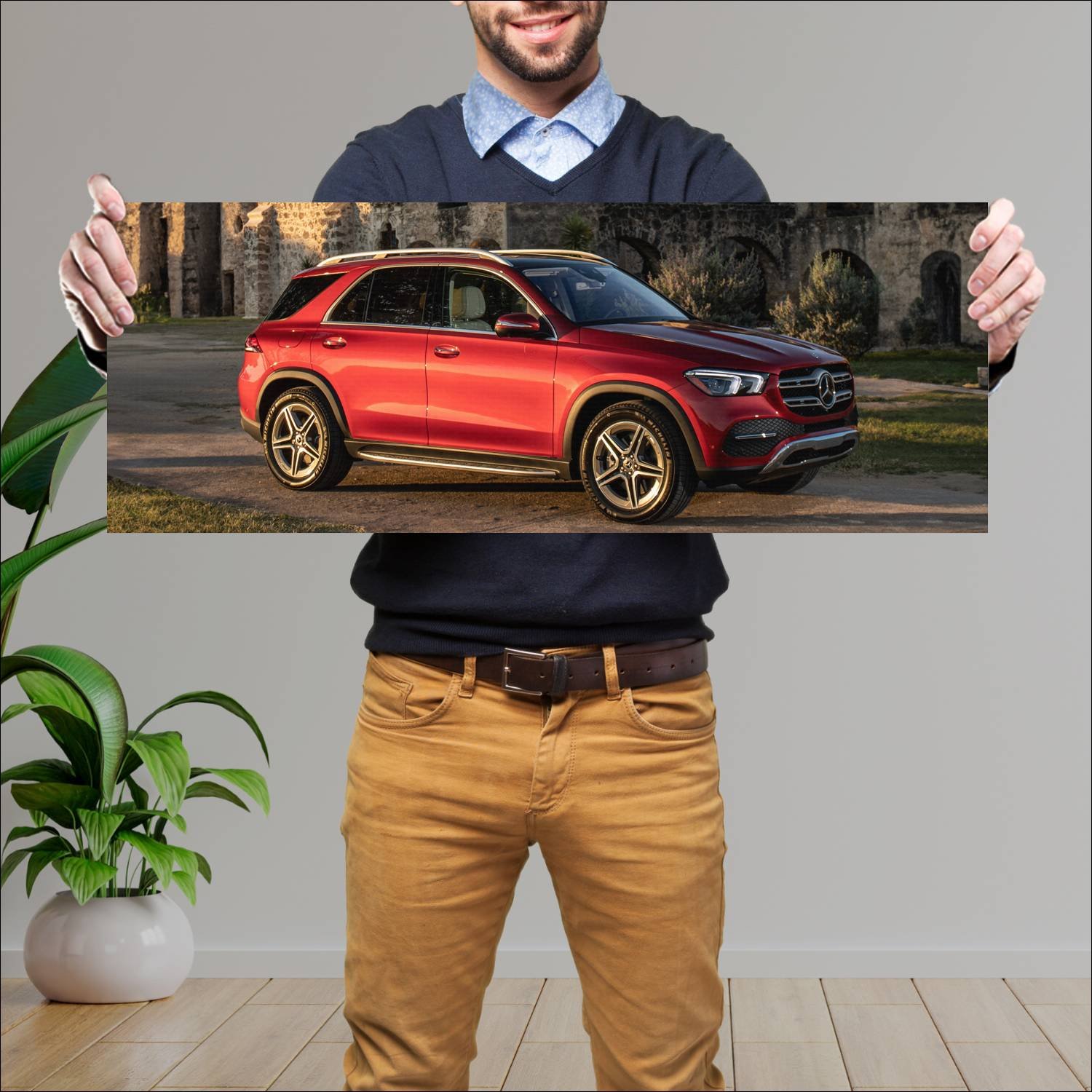 Cuadro grande 30x80cm 2020 mercedes benz gle class 428 Mercedes Benz
