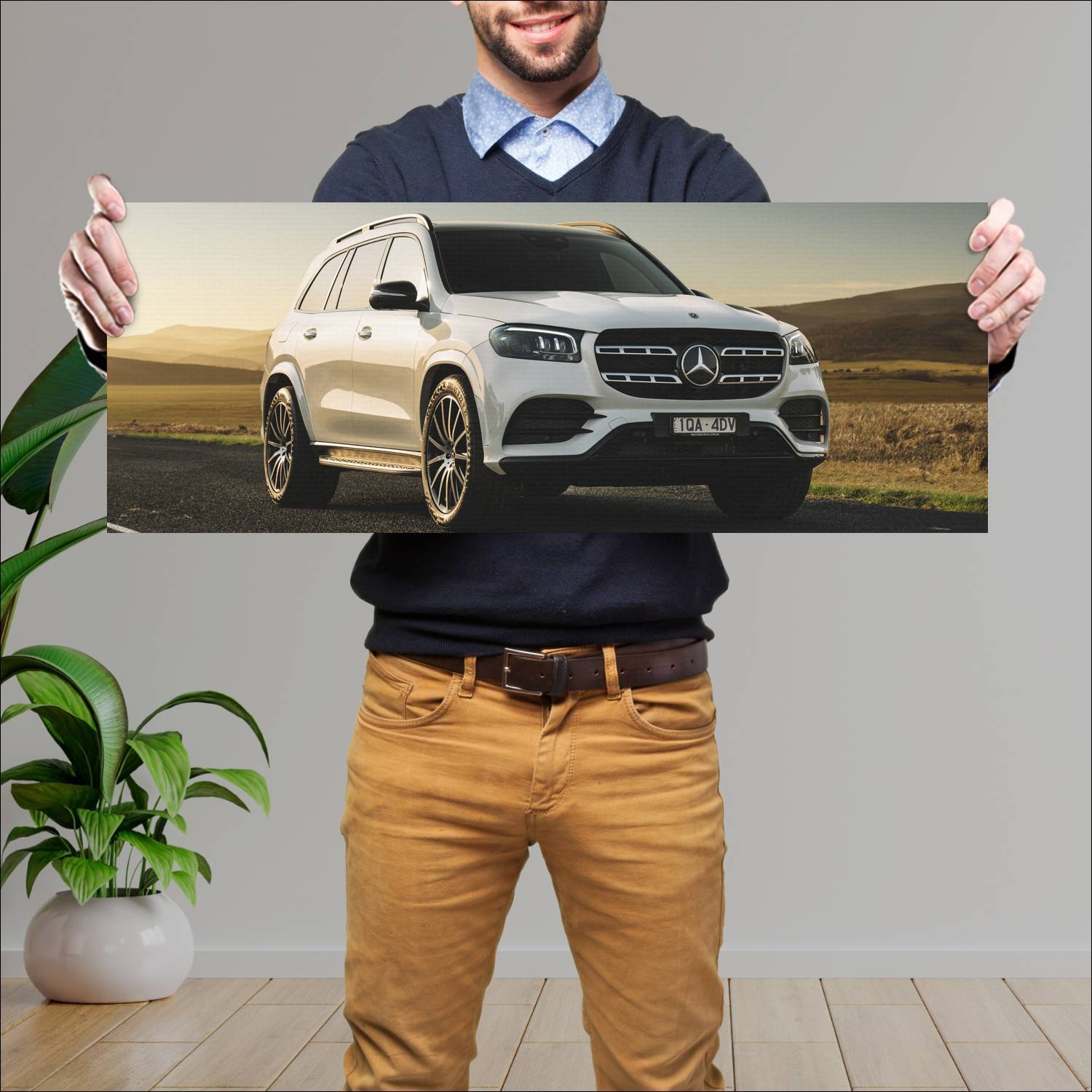 Cuadro grande 30x80cm 2020 mercedes benz gls class 429 Mercedes Benz