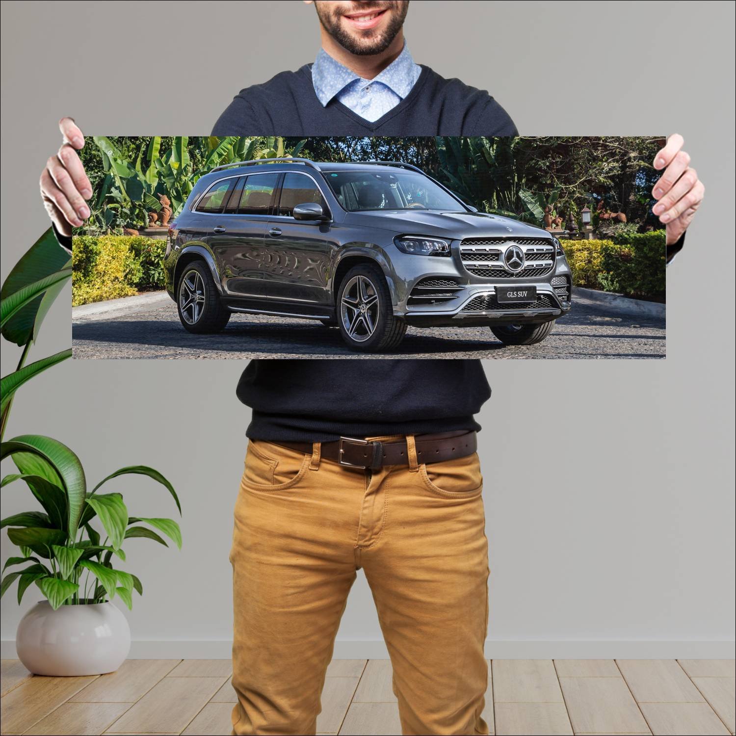 Cuadro grande 30x80cm 2020 mercedes benz gls class 430 Mercedes Benz