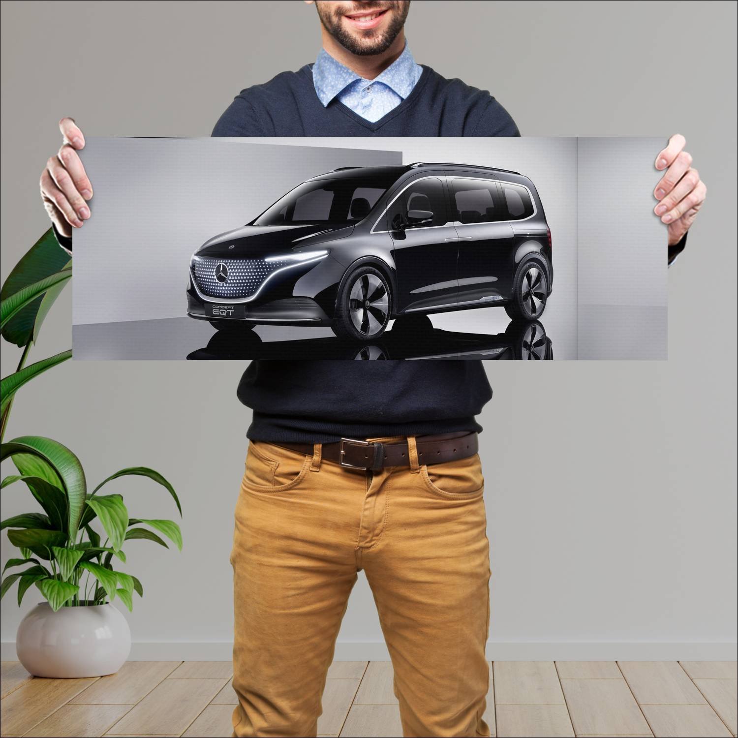 Cuadro grande 30x80cm 2021 mercedes benz concept e 513 Mercedes Benz