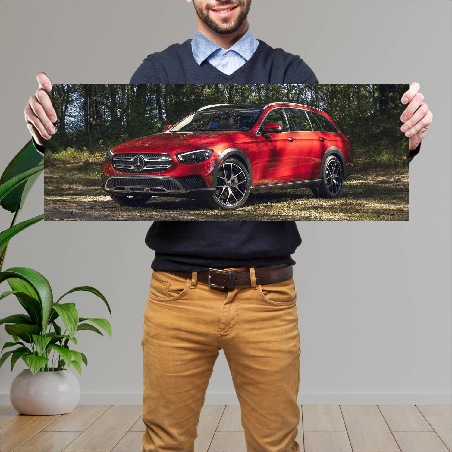 Cuadro grande 30x80cm 2021 mercedes benz e class a 515 Mercedes Benz