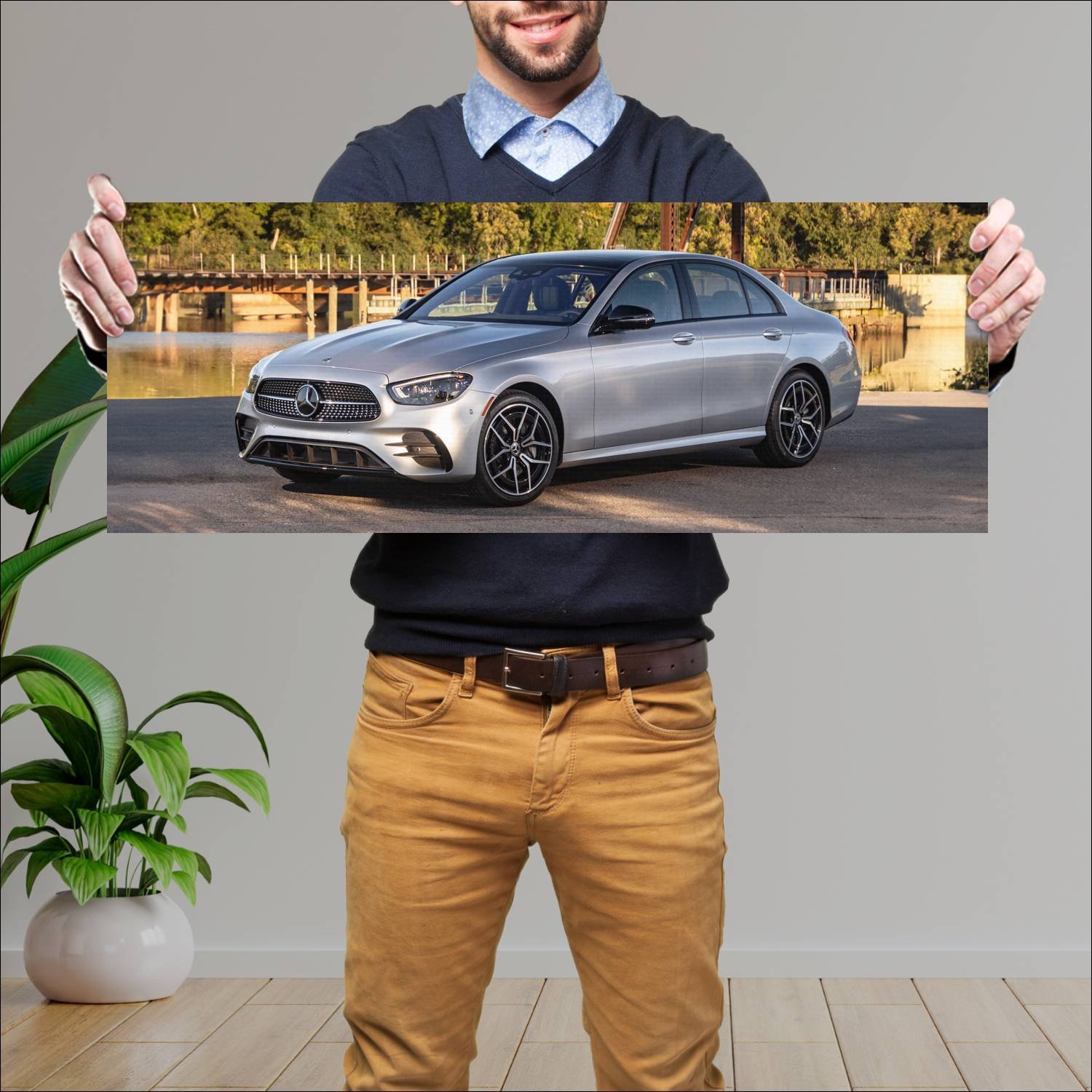 Cuadro grande 30x80cm 2021 mercedes benz e class a 517 Mercedes Benz