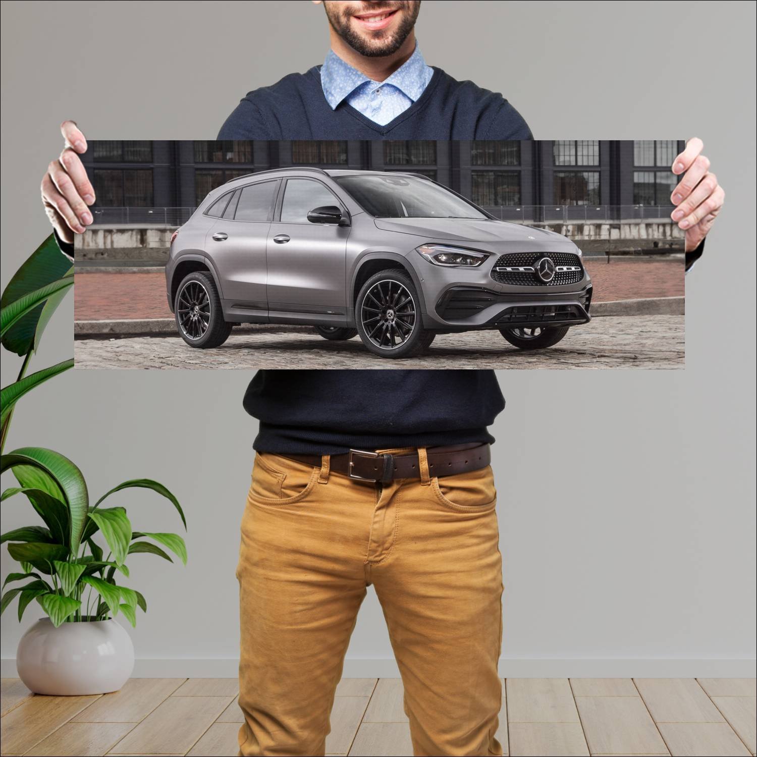 Cuadro grande 30x80cm 2021 mercedes benz gla class 544 Mercedes Benz