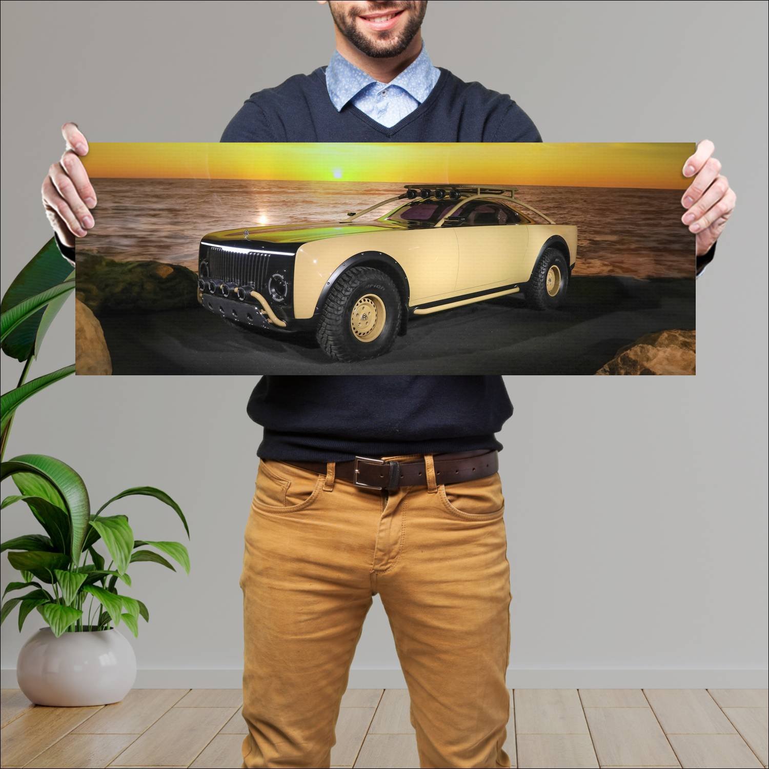 Cuadro grande 30x80cm 2021 mercedes benz project m 547 Mercedes Benz